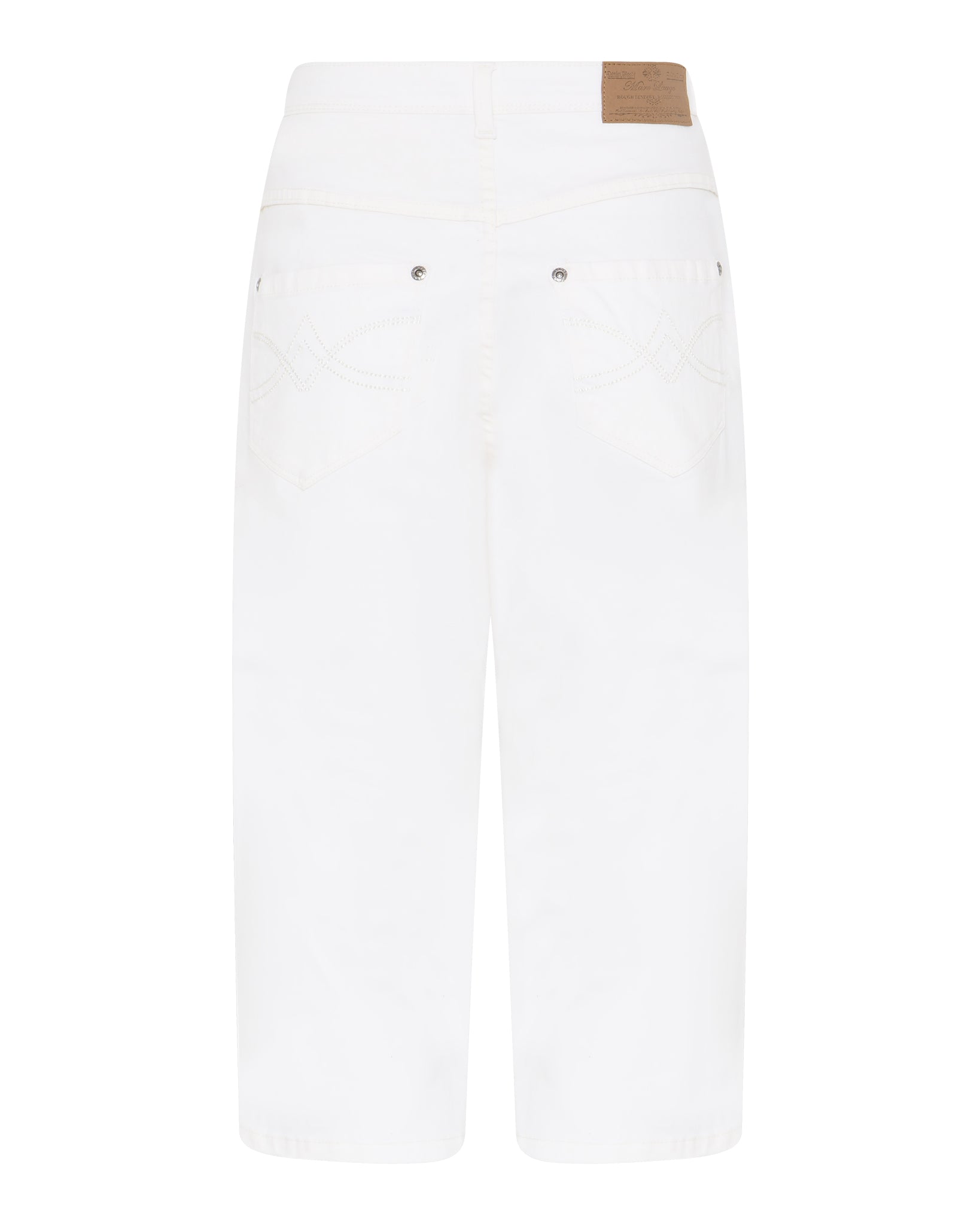 MARC LAUGE Lena Twill Pirate PANTS 3/4 10 WHITE