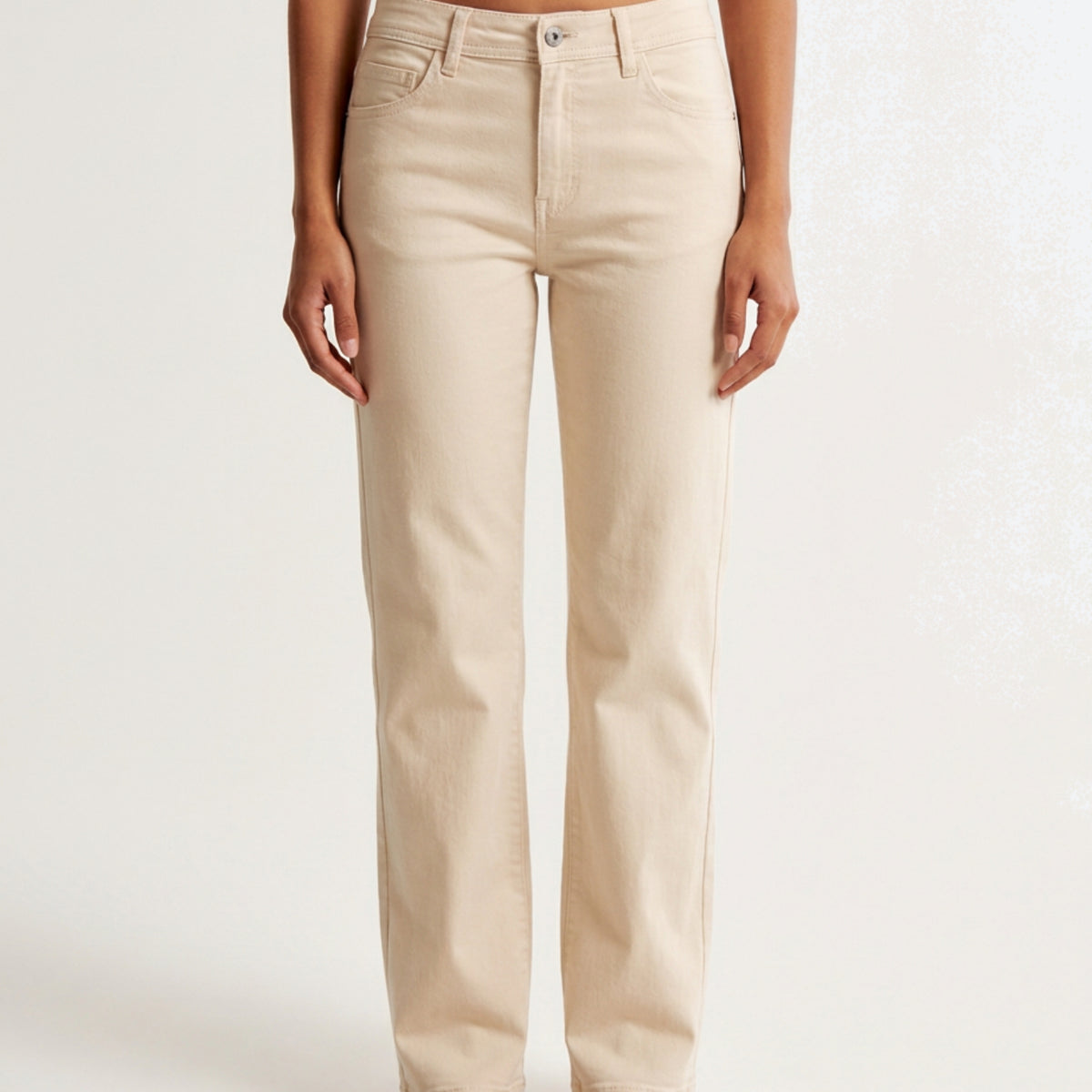 M JEANS Lena Vega Straight Baby Corduroy Jeans CORD/FLØJL 27 SAND