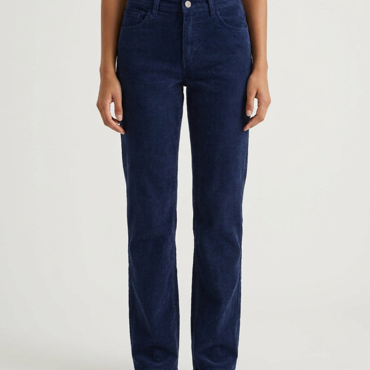 M JEANS Lena Vega Straight Corduroy 11W Jeans CORD/FLØJL 530 ROYALE BLUE