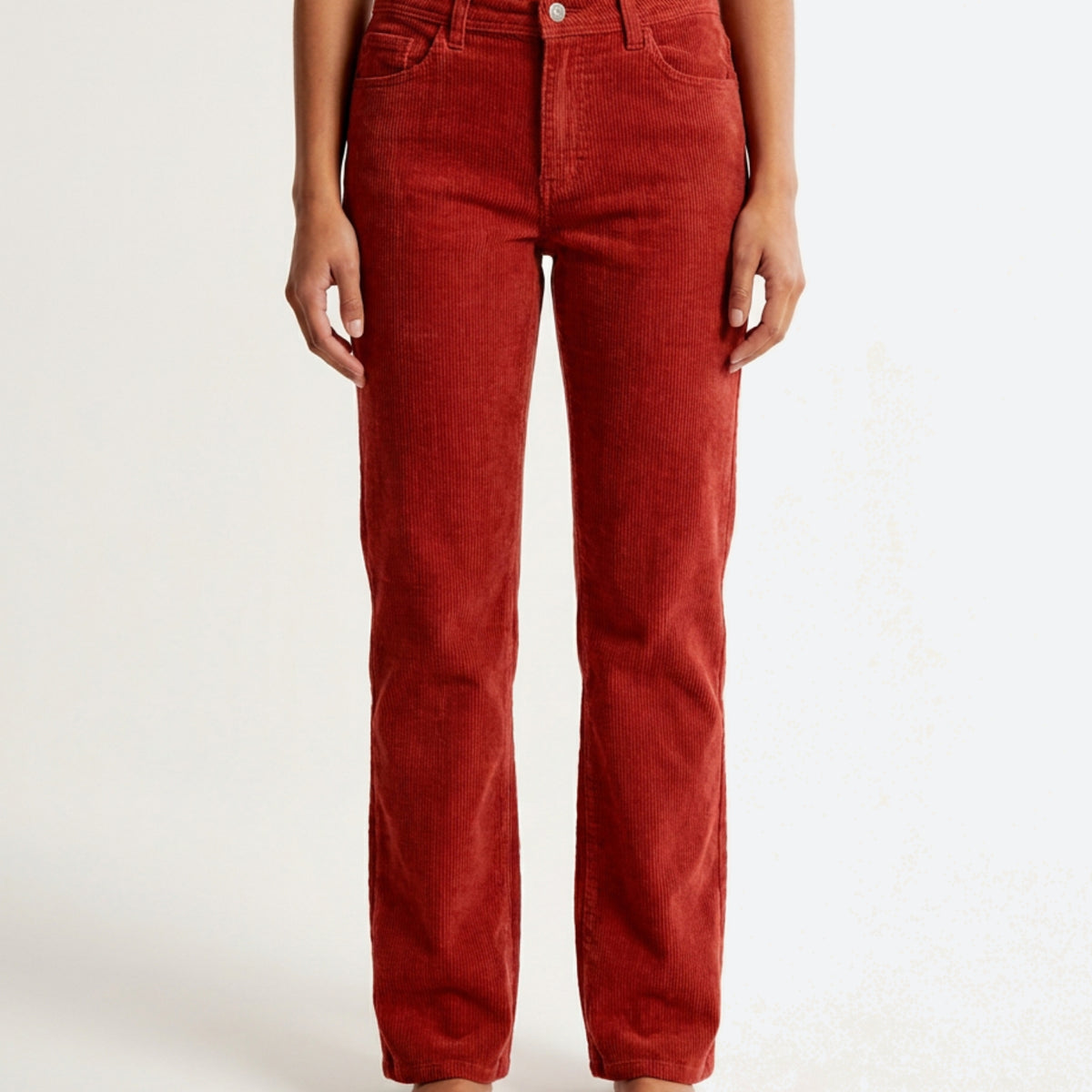 M JEANS Lena Vega Straight Corduroy 11W Jeans CORD/FLØJL 338 CHILI
