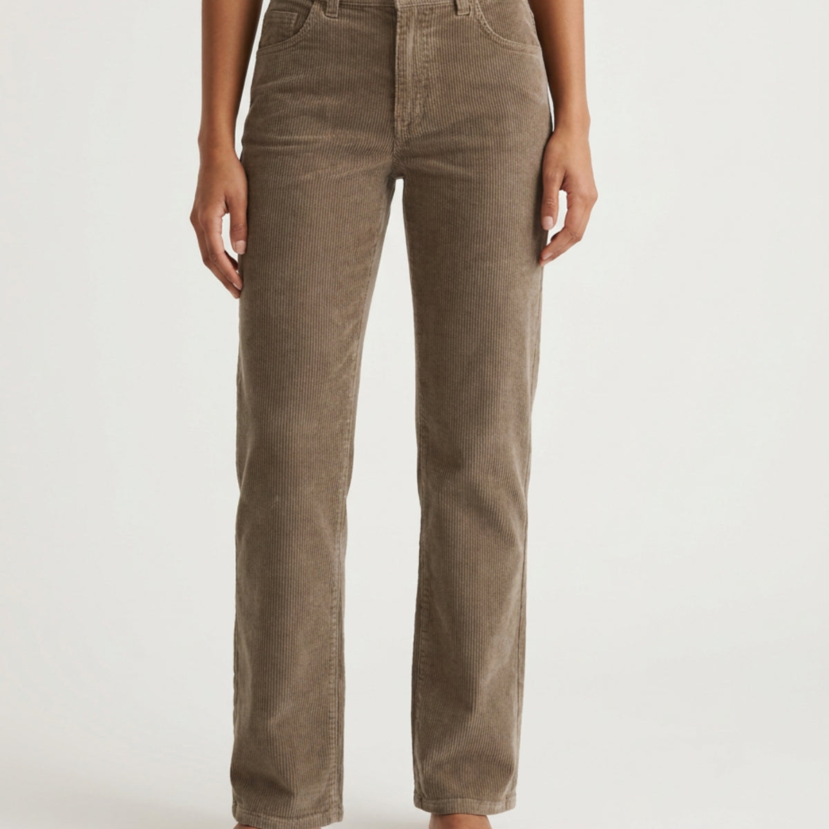 M JEANS Lena Vega Straight Corduroy 11W Jeans CORD/FLØJL 136 FANGO