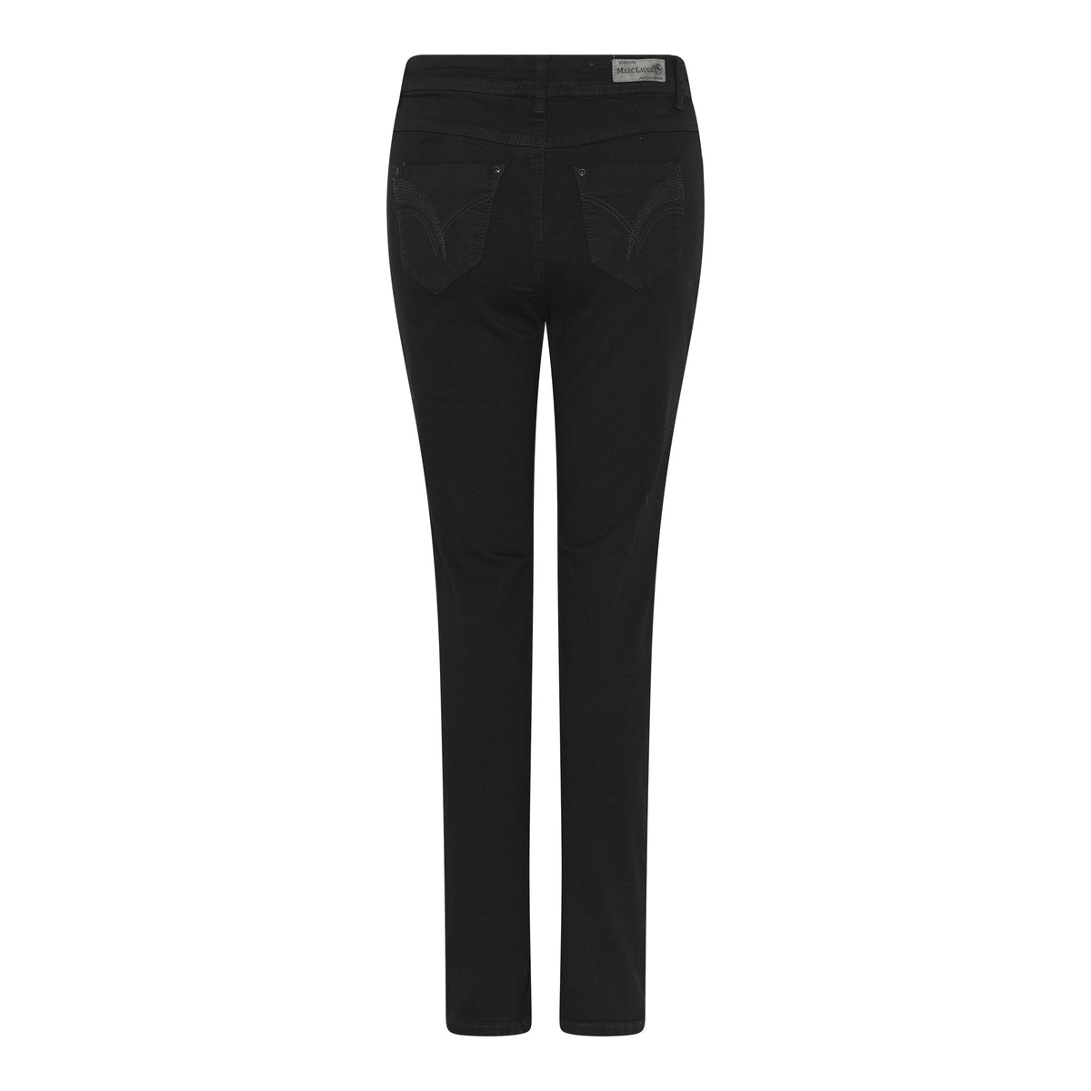 MARC LAUGE Luna Straight Leg Jeans DENIM/TWILL 81 BLACK DENIM