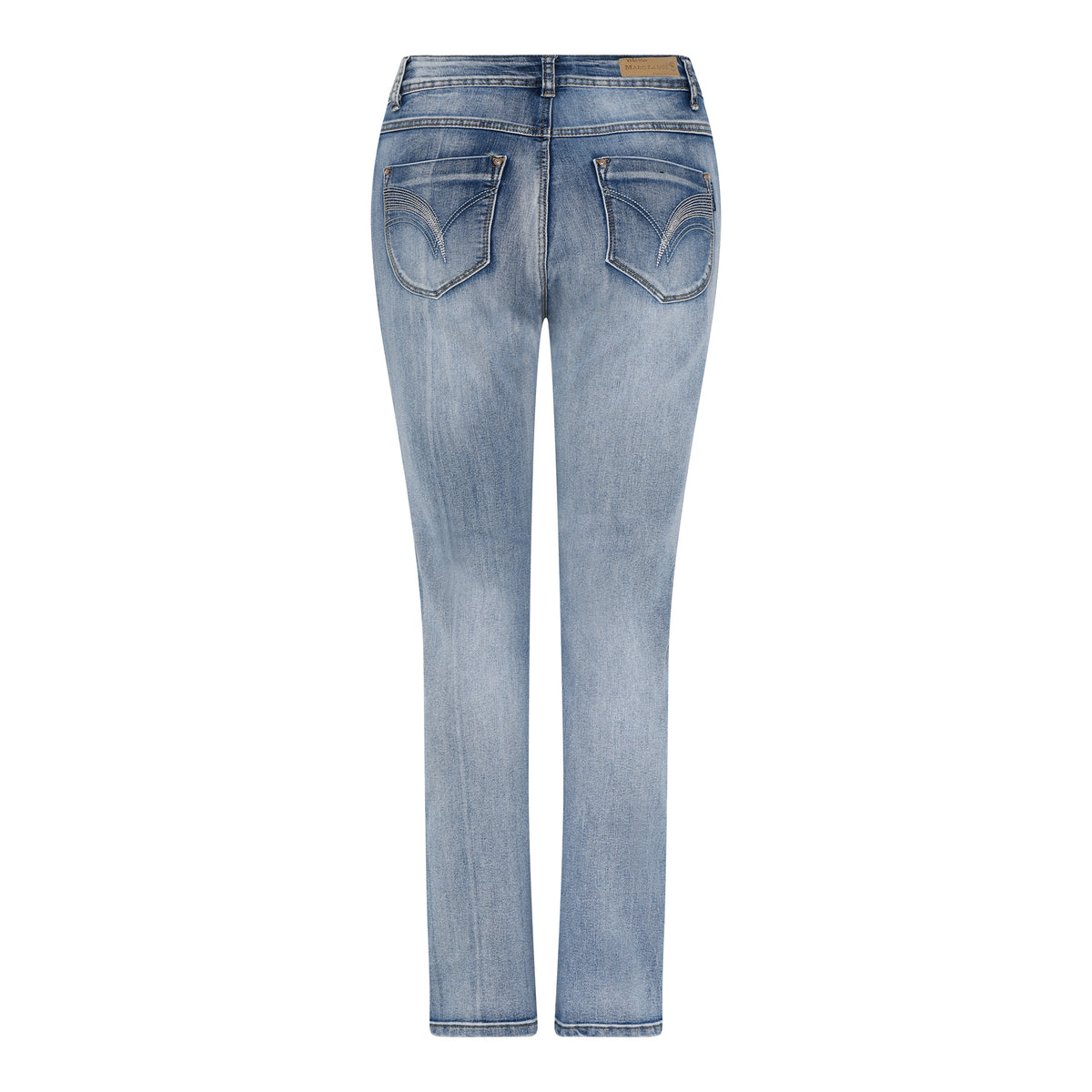 MARC LAUGE Luna Straight Leg Jeans DENIM/TWILL 9196 LIGHT BLUE USED