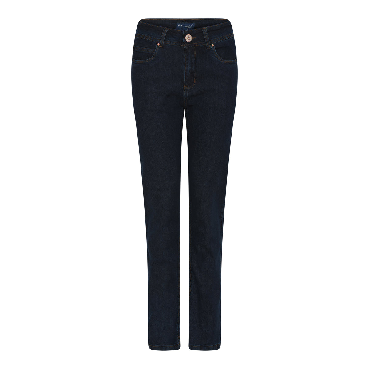 MARC LAUGE Luna Straight Leg Jeans DENIM/TWILL 99 DARK BLUE DENIM