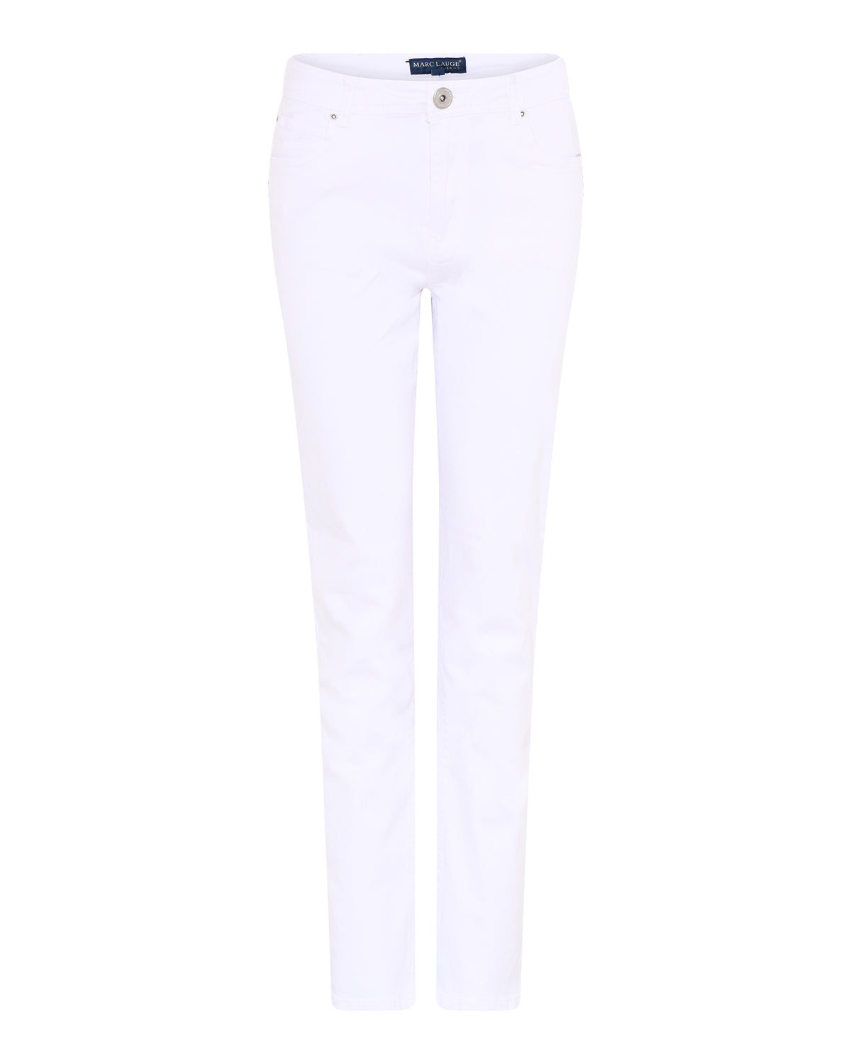 MARC LAUGE Luna Straight Leg Twill Jeans DENIM/TWILL 10 WHITE