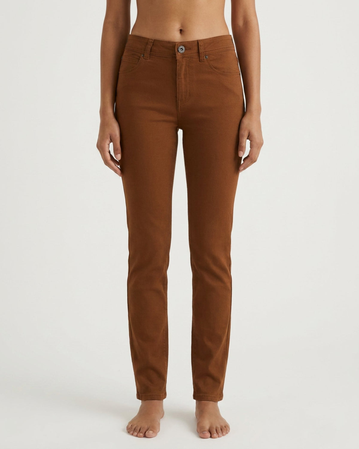 MARC LAUGE Luna Straight Leg Twill Jeans DENIM/TWILL 137 TOBACCO