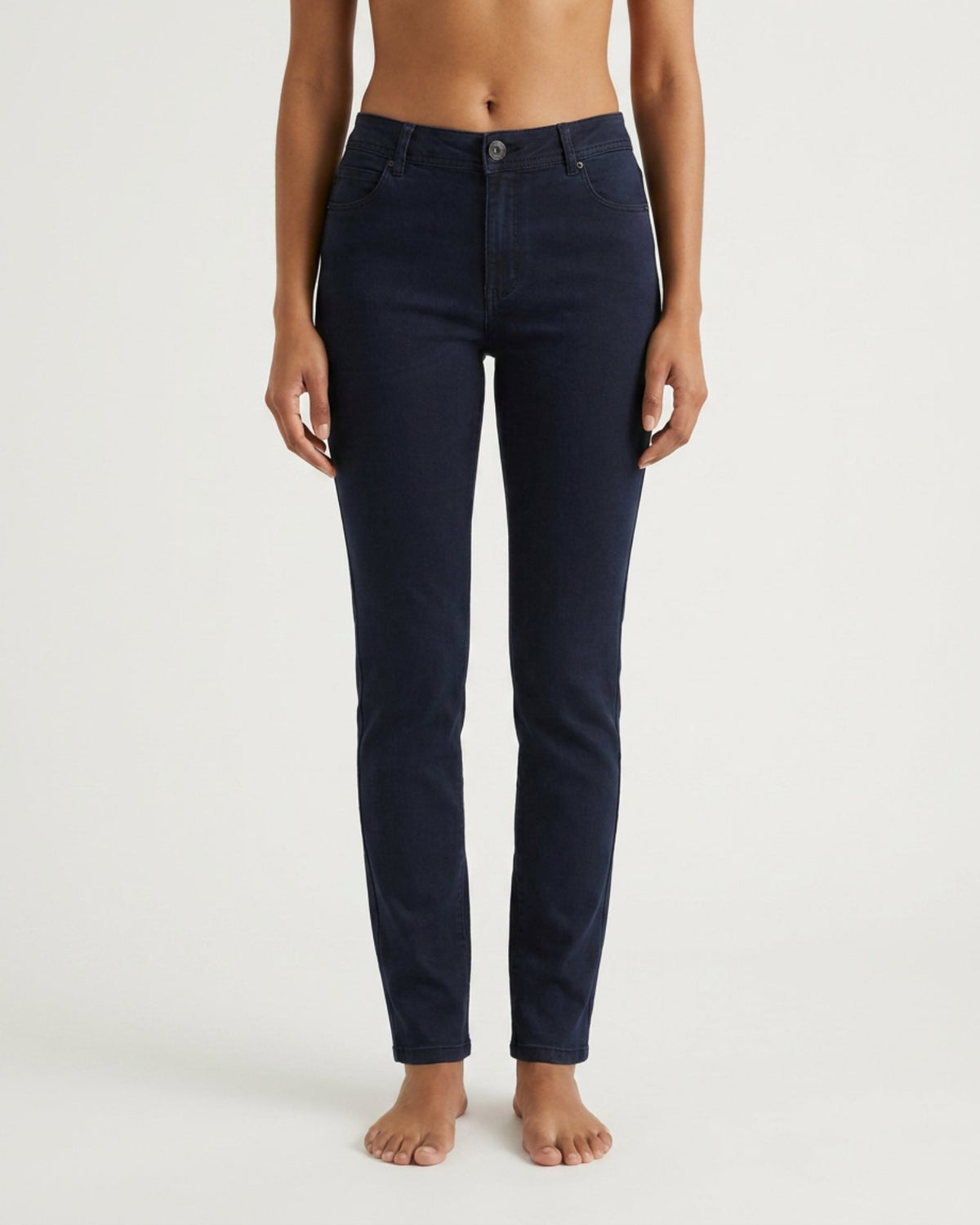 MARC LAUGE Luna Straight Leg Twill Jeans DENIM/TWILL 98 DARK BLUE