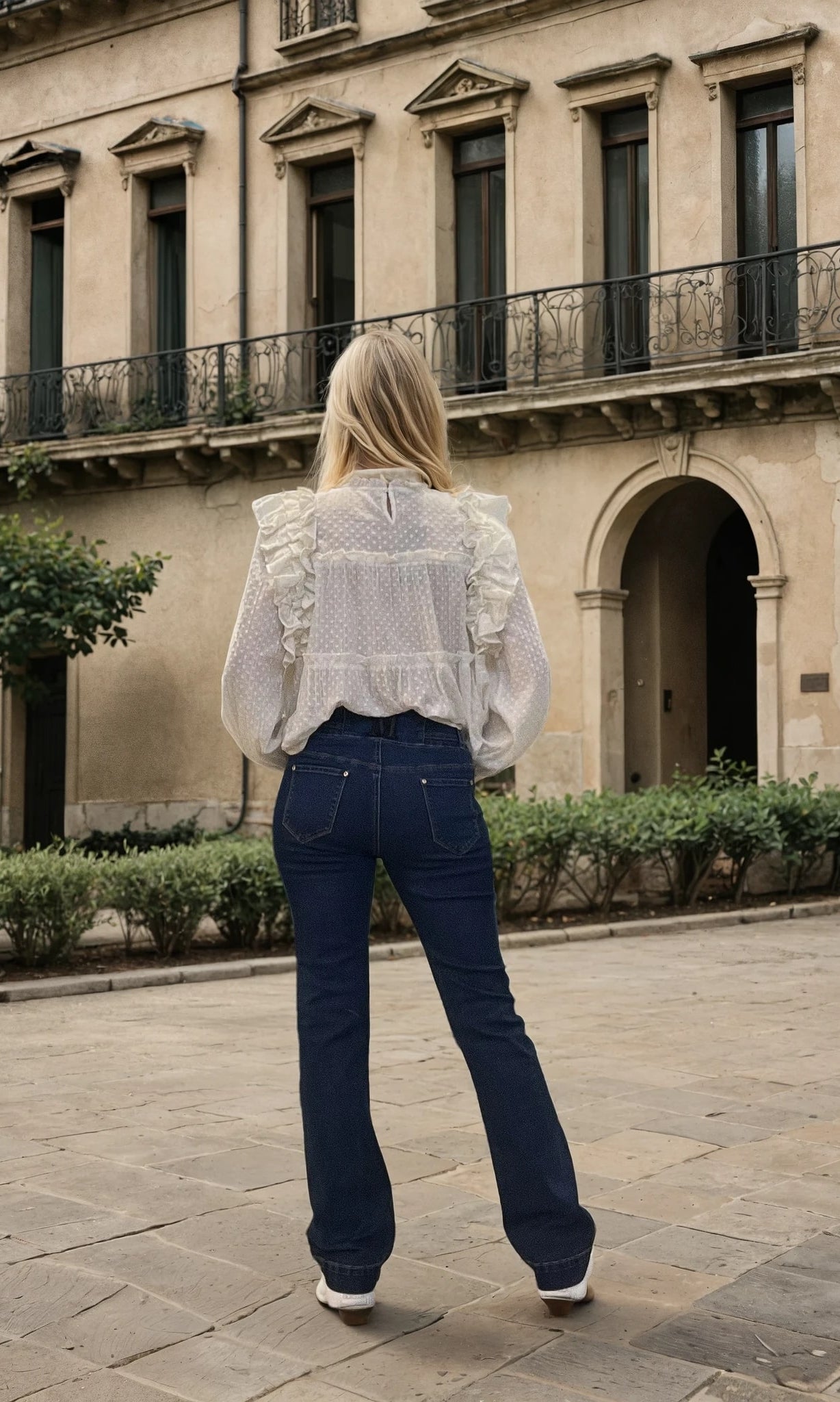 M JEANS M-Logo Flare Denim Jeans DENIM/TWILL 9396 DENIM USED