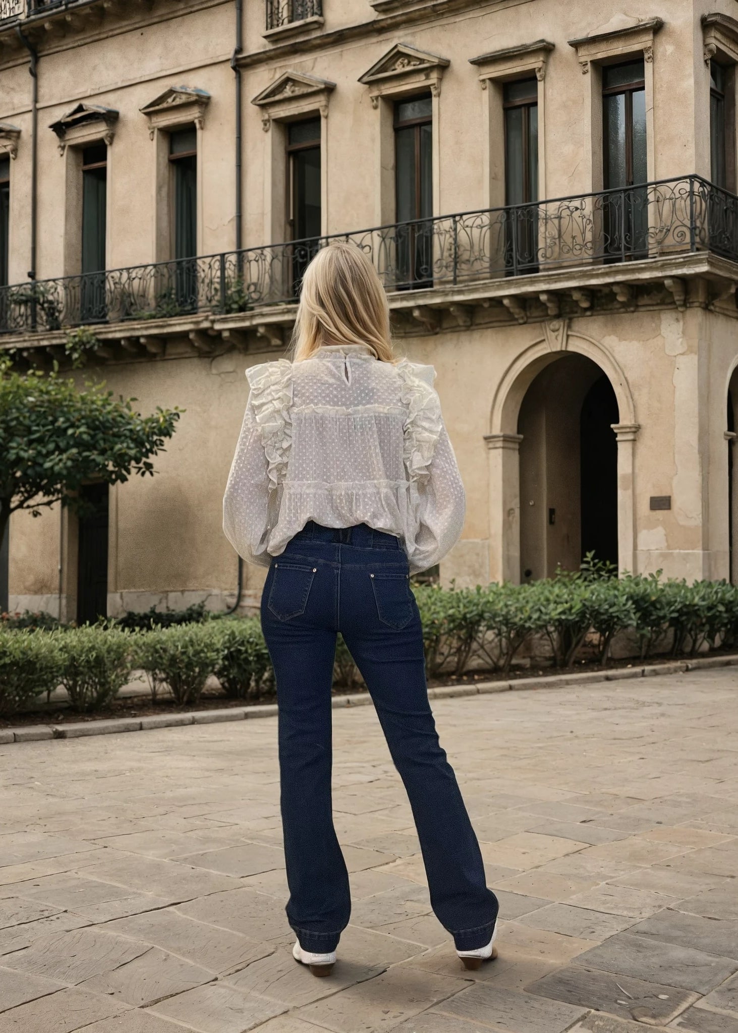 M JEANS M-Logo Flare Denim Jeans DENIM/TWILL 9396 DENIM USED