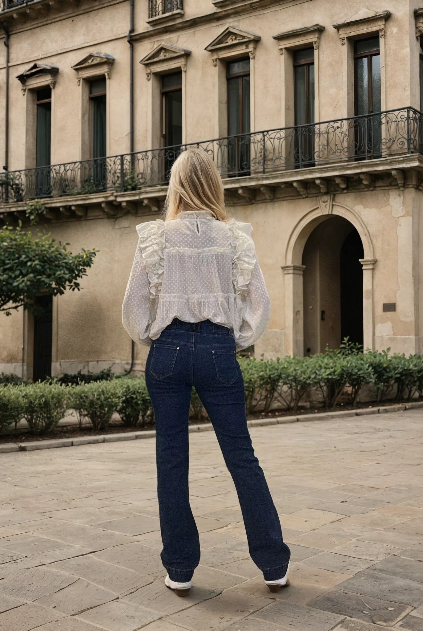 M JEANS M-Logo Flare Denim Jeans DENIM/TWILL 9396 DENIM USED