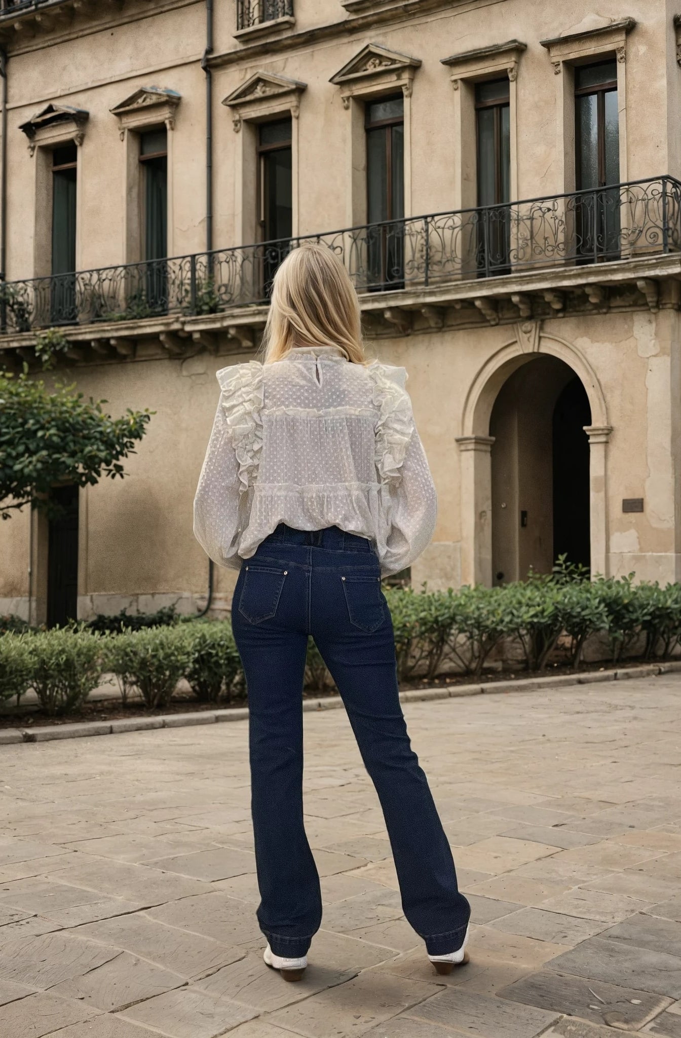 M JEANS M-Logo Flare Denim Jeans DENIM/TWILL 9396 DENIM USED