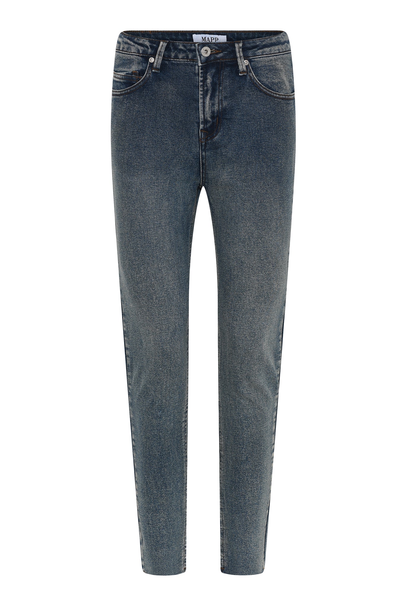 MAPP MAADE RAW DENIM JEANS DENIM/TWILL 939699 CLASSIC BLUE USED