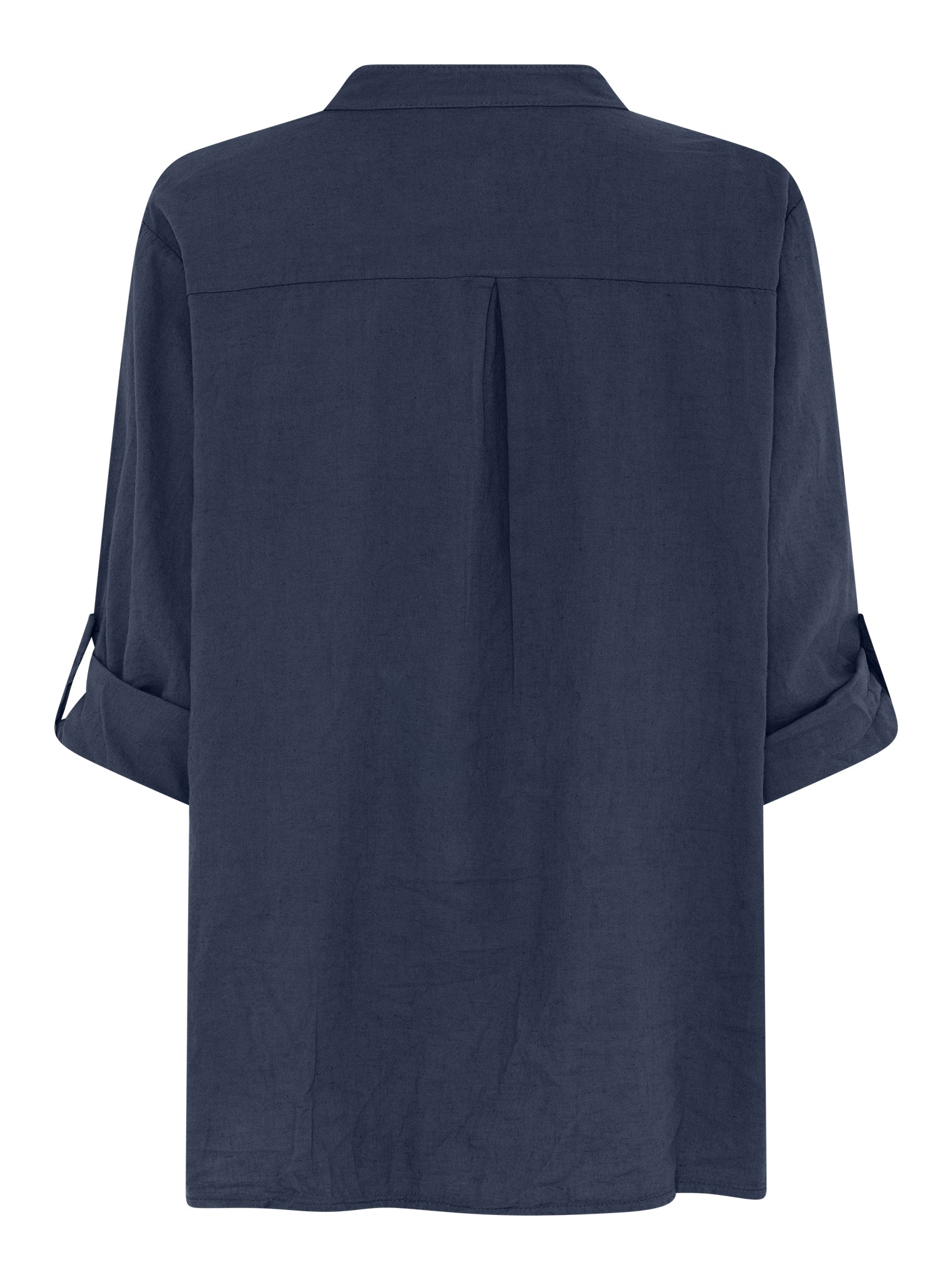 MAPP MAGGIE LIN SHIRT LINEN 104 NAVY