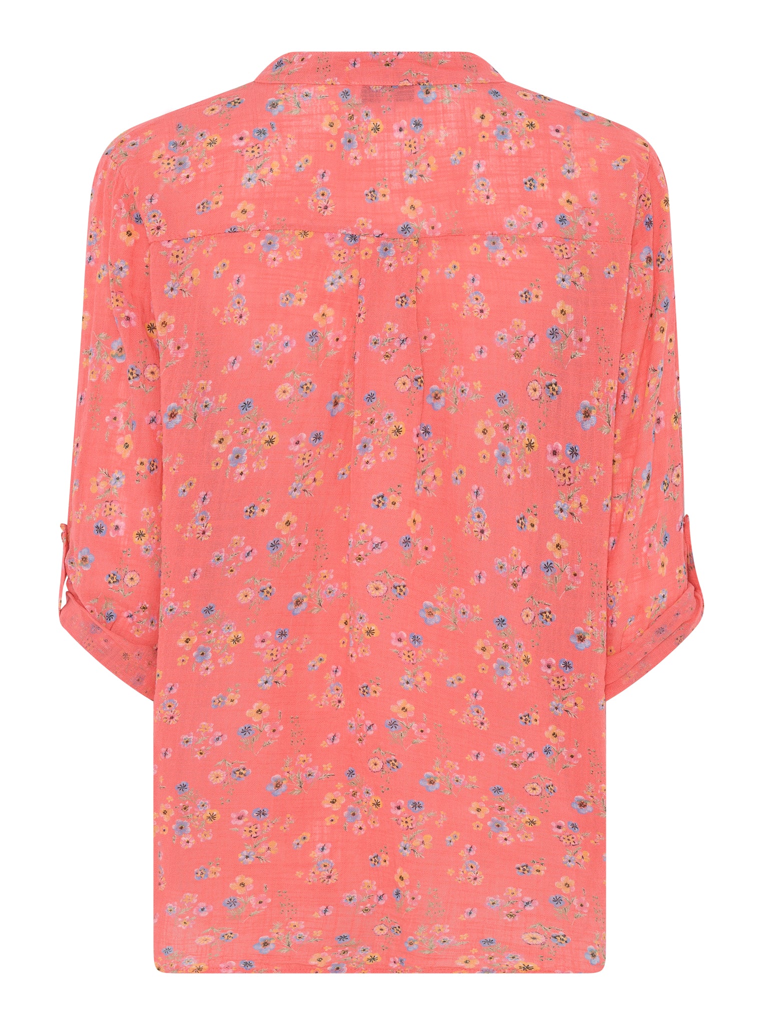 MAPP MAGGIE SMALL FLOWER BLOUSE/SHIRT 350 CORAL