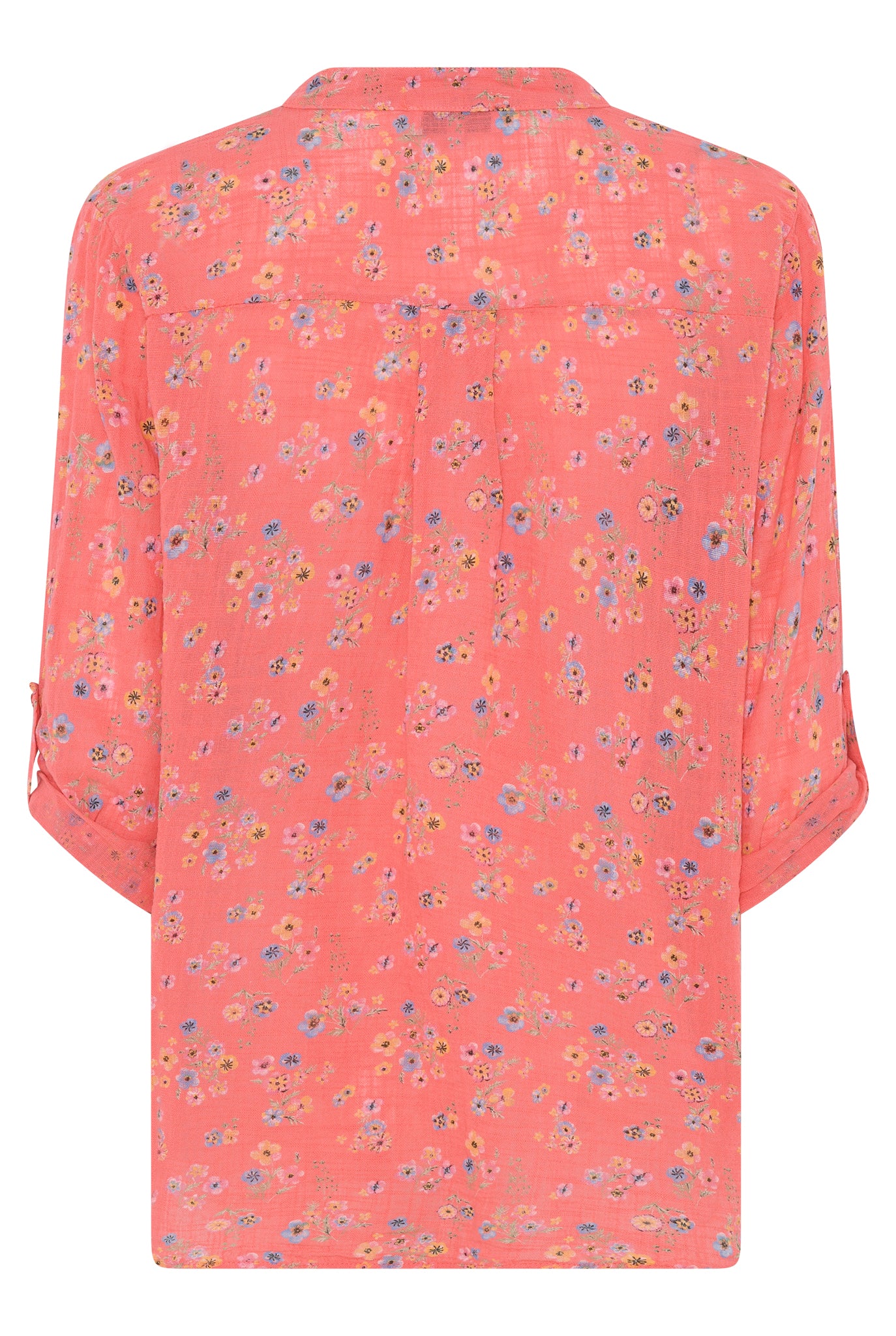 MAPP MAGGIE SMALL FLOWER BLOUSE/SHIRT 350 CORAL