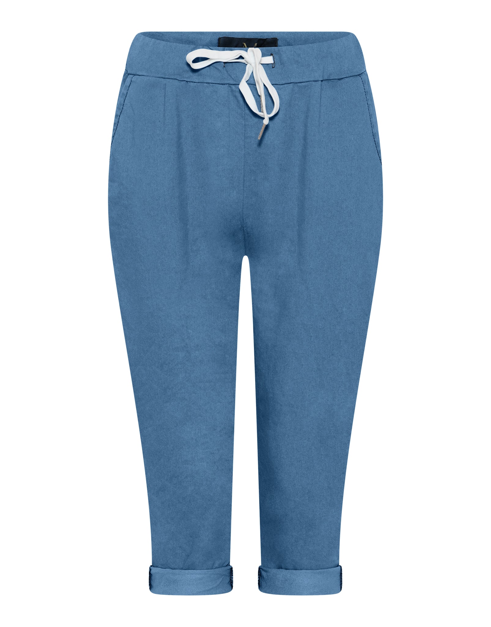 M JEANS MAGIC DENIM PIRATE PANTS 3/4 96 DARK BLUE DENIM