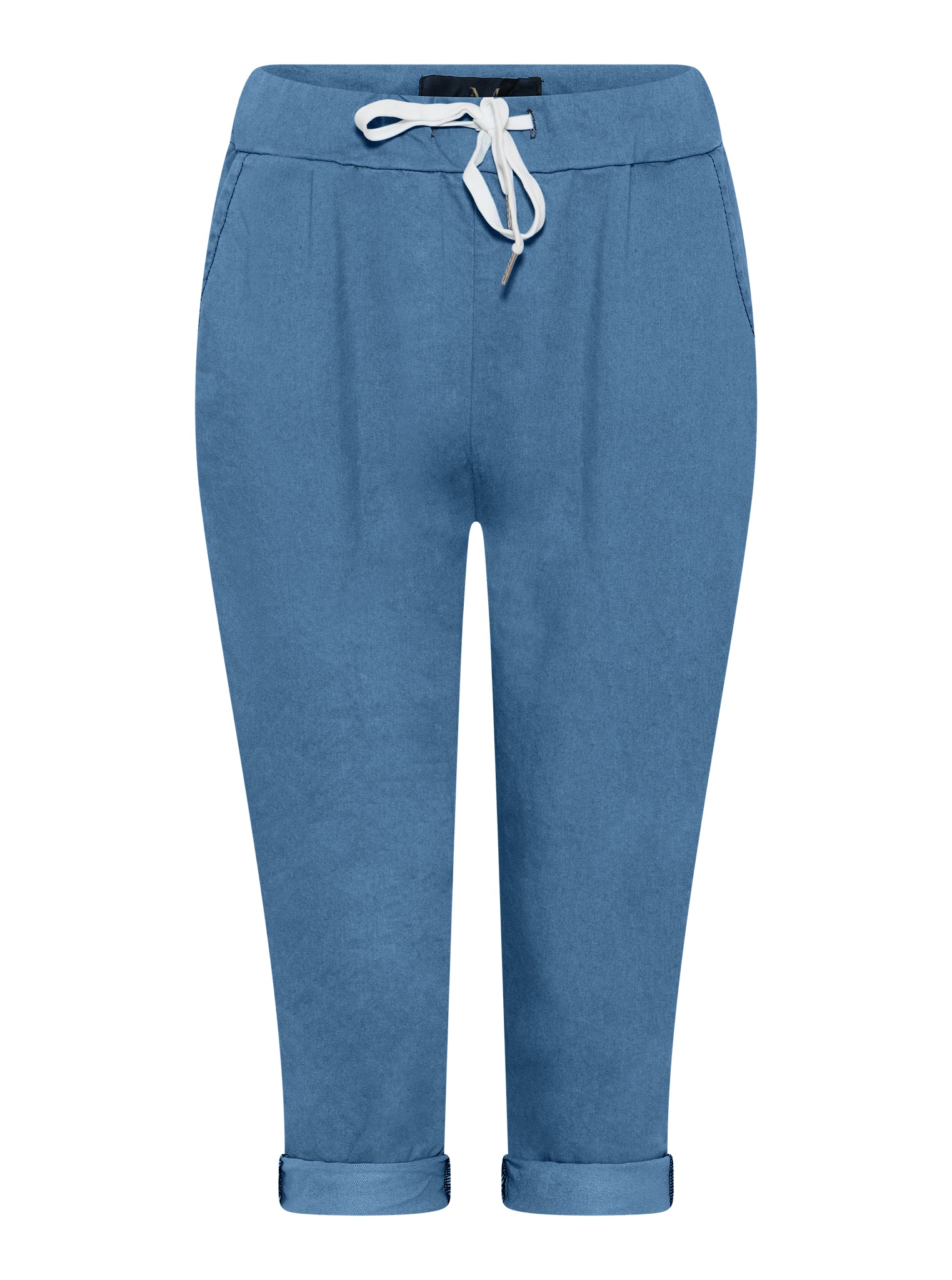 M JEANS MAGIC DENIM PIRATE PANTS 3/4 96 DARK BLUE DENIM