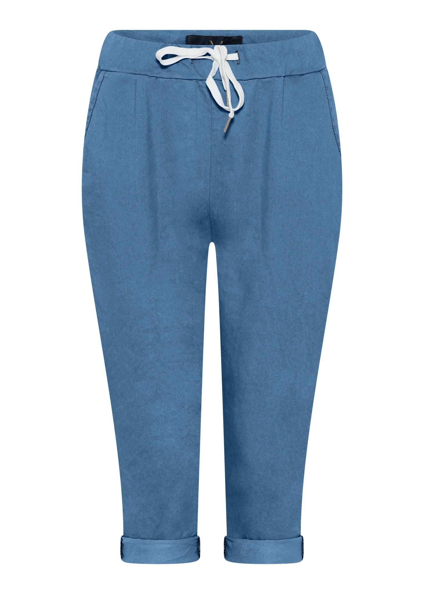 M JEANS MAGIC DENIM PIRATE PANTS 3/4 96 DARK BLUE DENIM