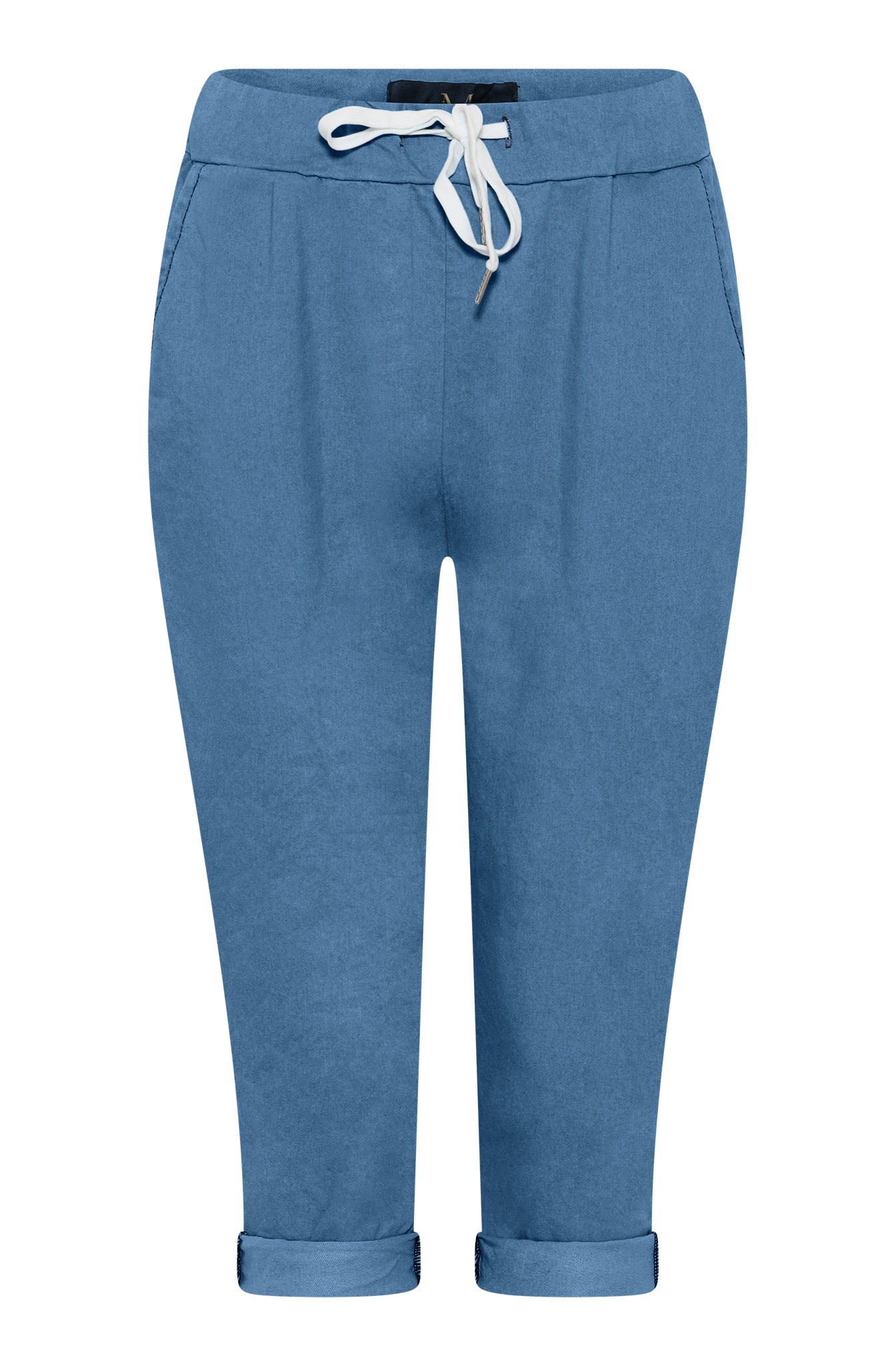 M JEANS MAGIC DENIM PIRATE PANTS 3/4 96 DARK BLUE DENIM