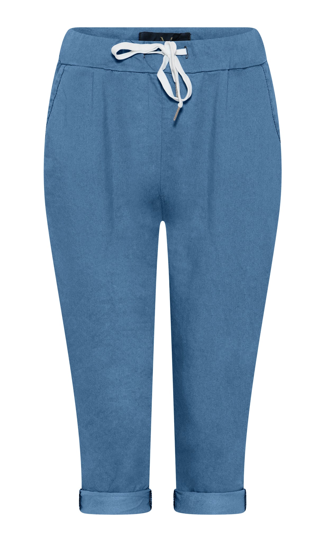M JEANS MAGIC DENIM PIRATE PANTS 3/4 96 DARK BLUE DENIM