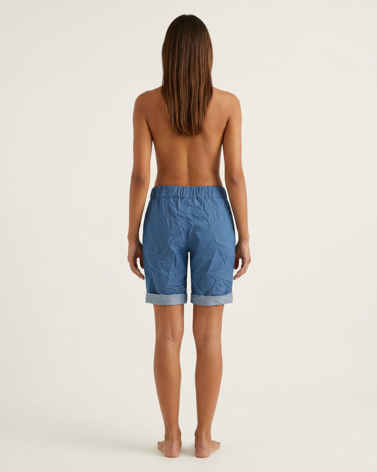 M JEANS MAGIC DENIM SHORTS SHORTS/SKIRT 96 DARK BLUE DENIM