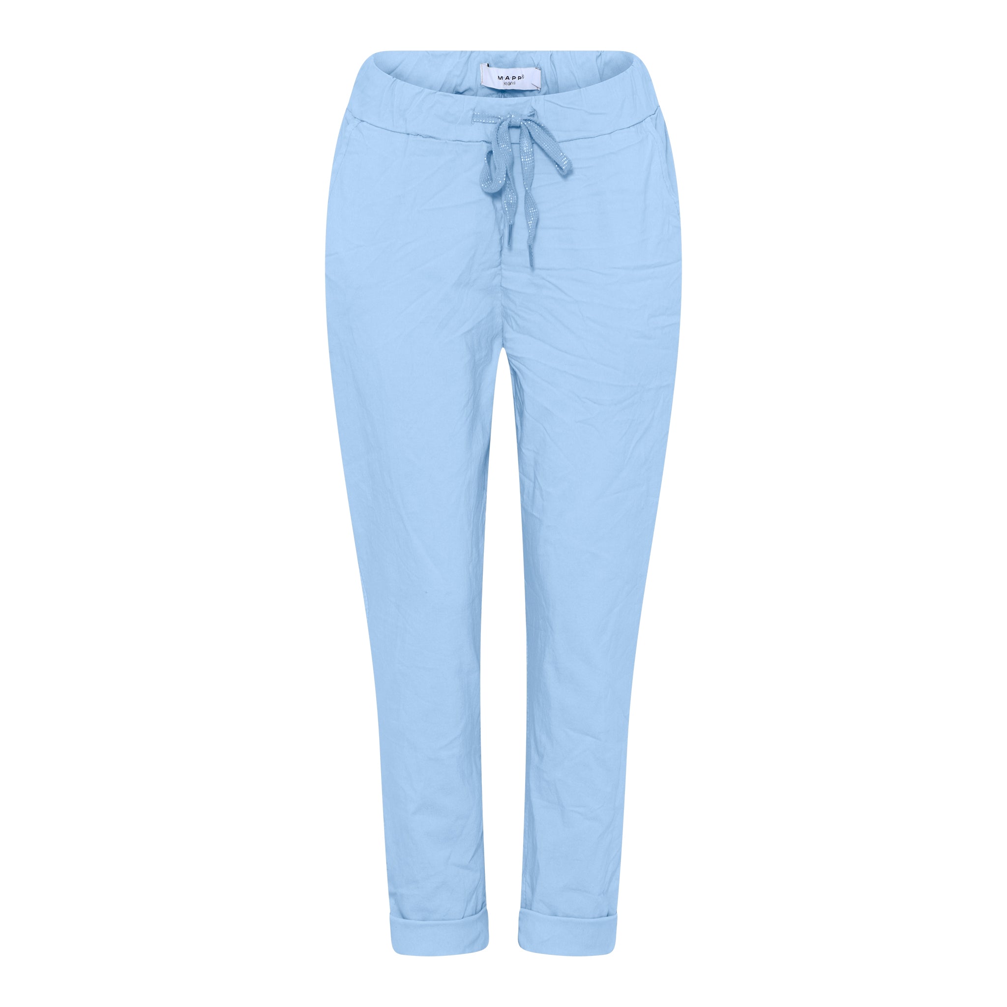 M JEANS Magic Solid Pant PANTS 107 SOFT BLUE