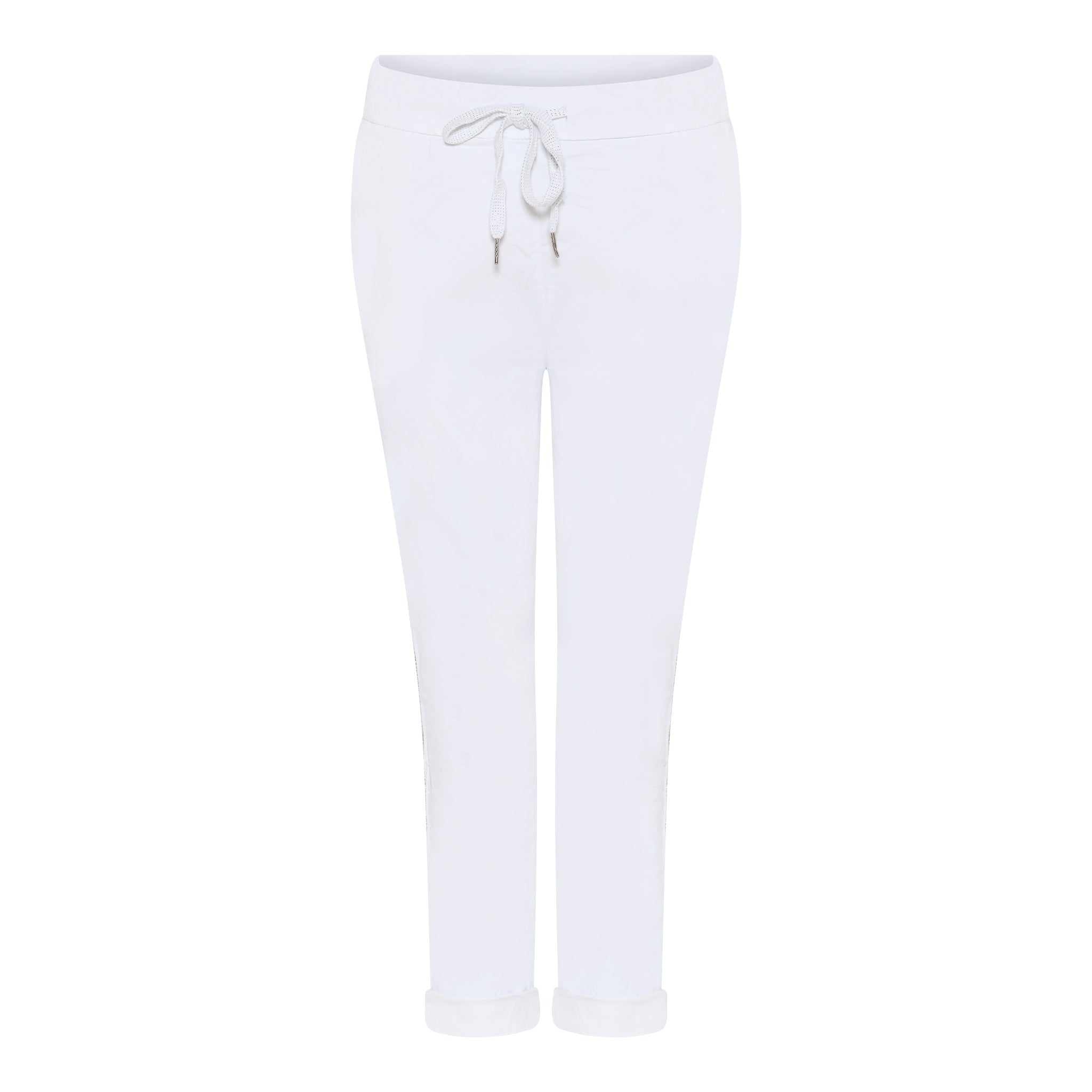 M JEANS Magic Solid Pant PANTS 10 WHITE