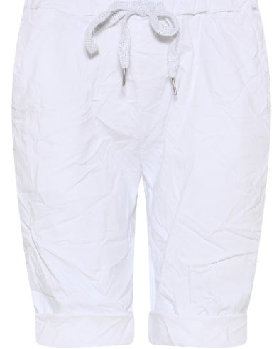 MOONDUST MAGIC SOLID SHORTS SHORTS/SKIRT 10 WHITE