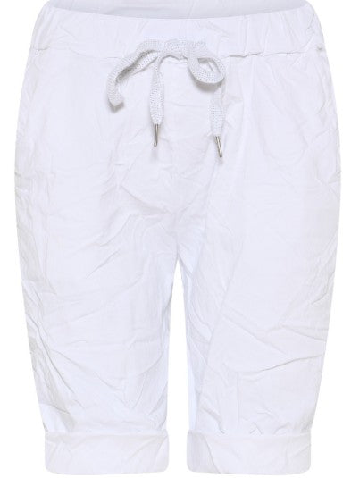 MOONDUST MAGIC SOLID SHORTS SHORTS/SKIRT 10 WHITE