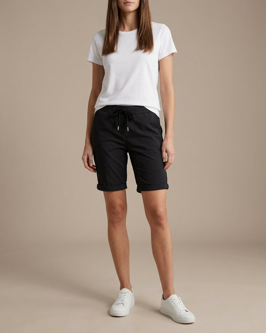 MOONDUST MAGIC SOLID SHORTS SHORTS/SKIRT 80 BLACK