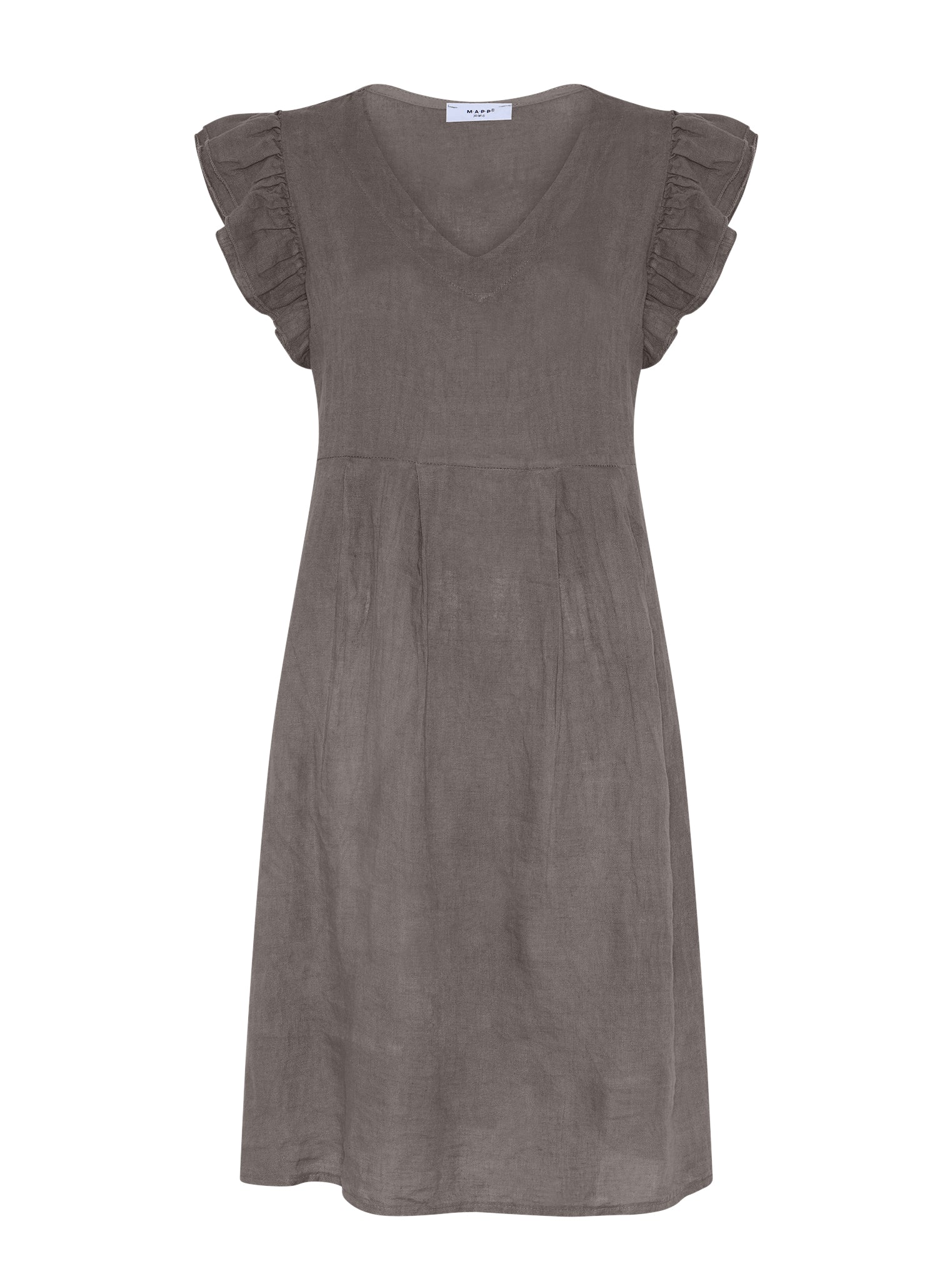 MAPP Malou Linen Dress Sage | MAPP LINEN 136 FANGO
