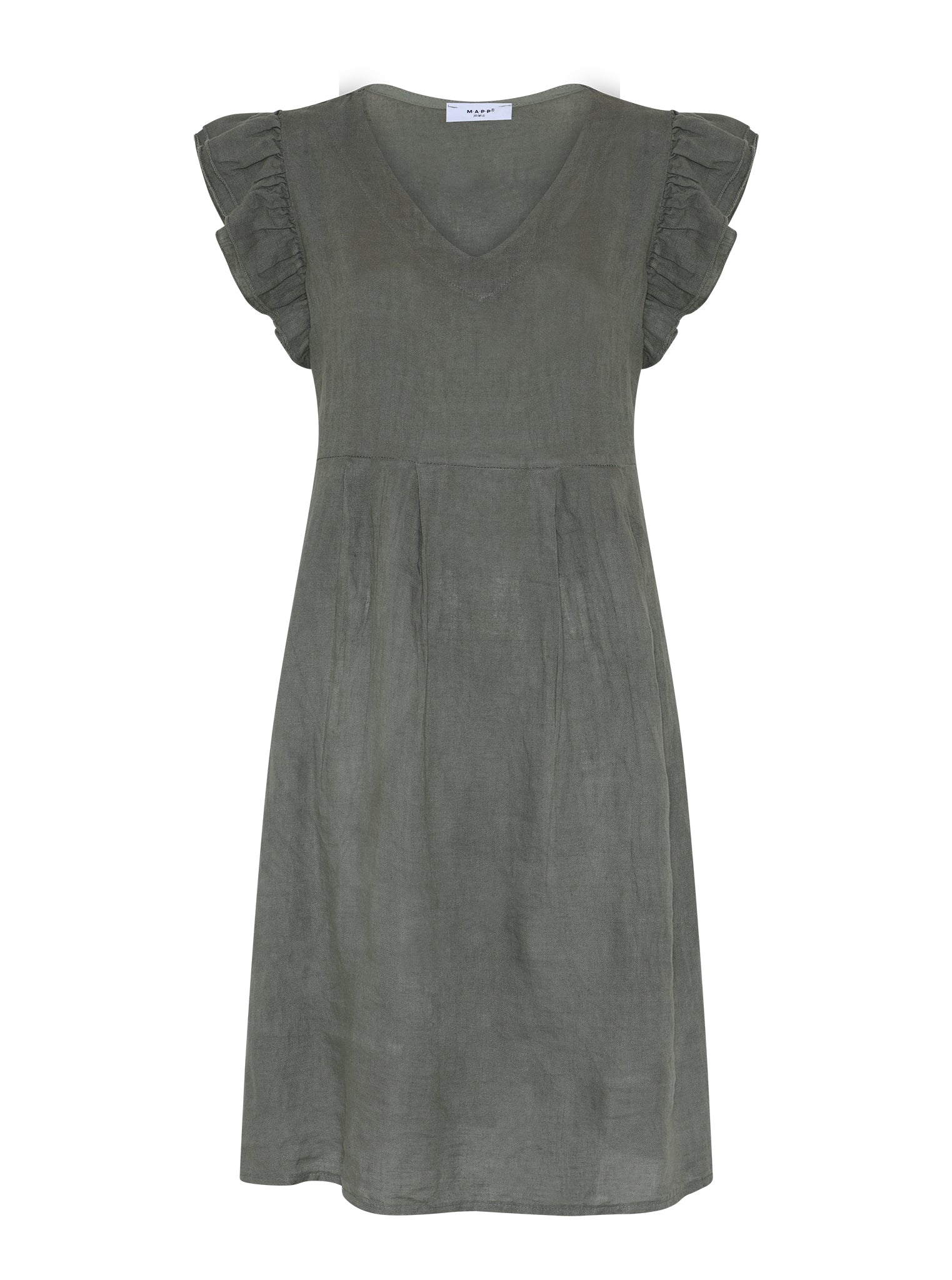 MAPP Malou Linen Dress Sage | MAPP LINEN 645 SALVIE