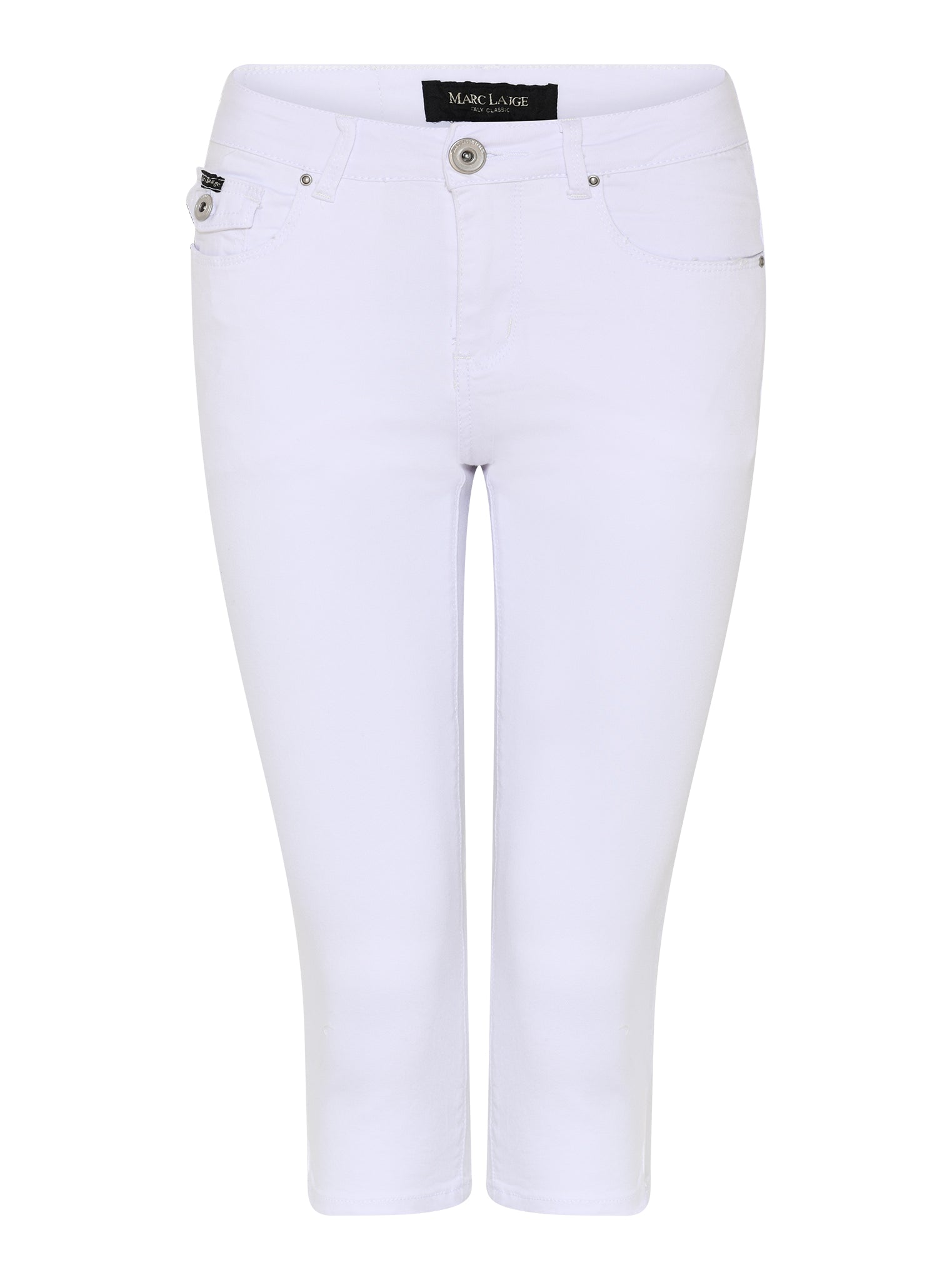 MARC LAUGE MAXON TWILL PIRAT PANTS 3/4 10 WHITE