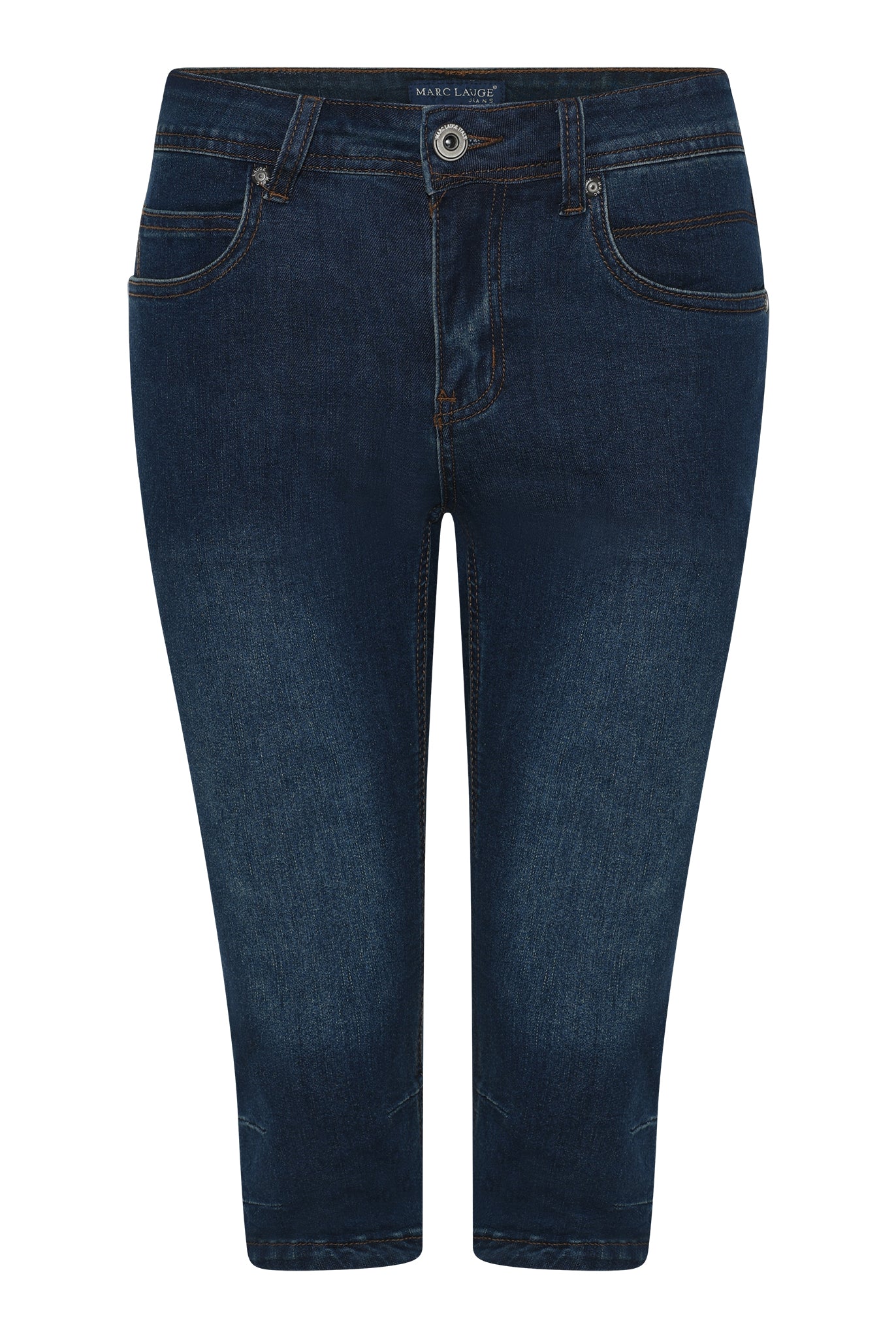 MARC LAUGE METTE PIRAT DENIM JEANS PANTS 3/4 9696 BLUE DENIM USED