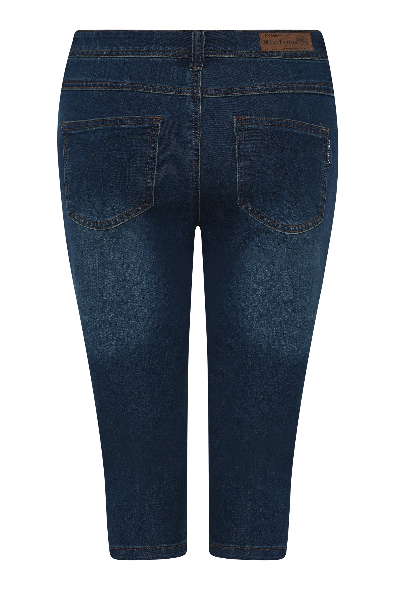 MARC LAUGE METTE PIRAT DENIM JEANS PANTS 3/4 9696 BLUE DENIM USED