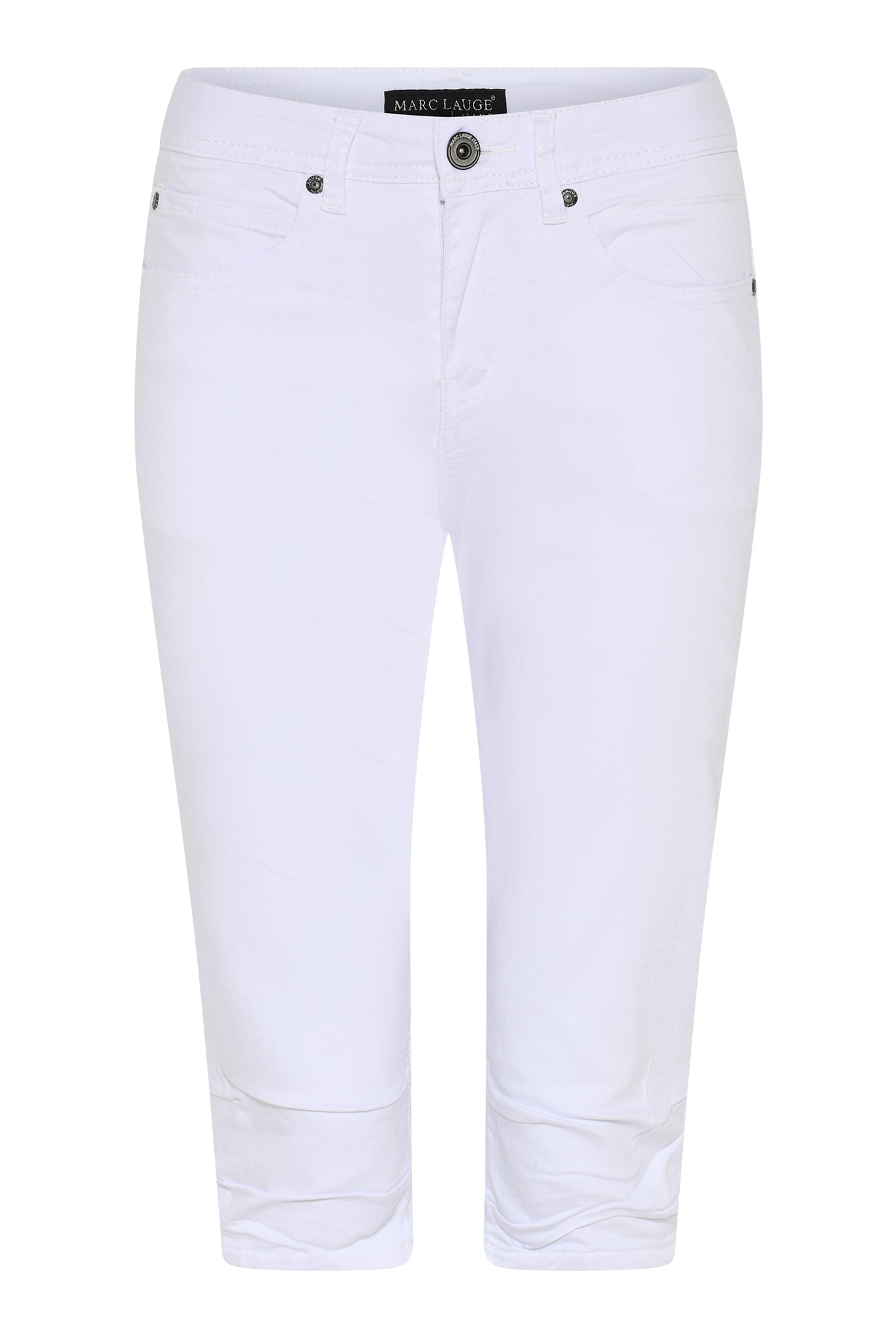 MARC LAUGE METTE PIRAT TWILL JEANS PANTS 3/4 10 WHITE