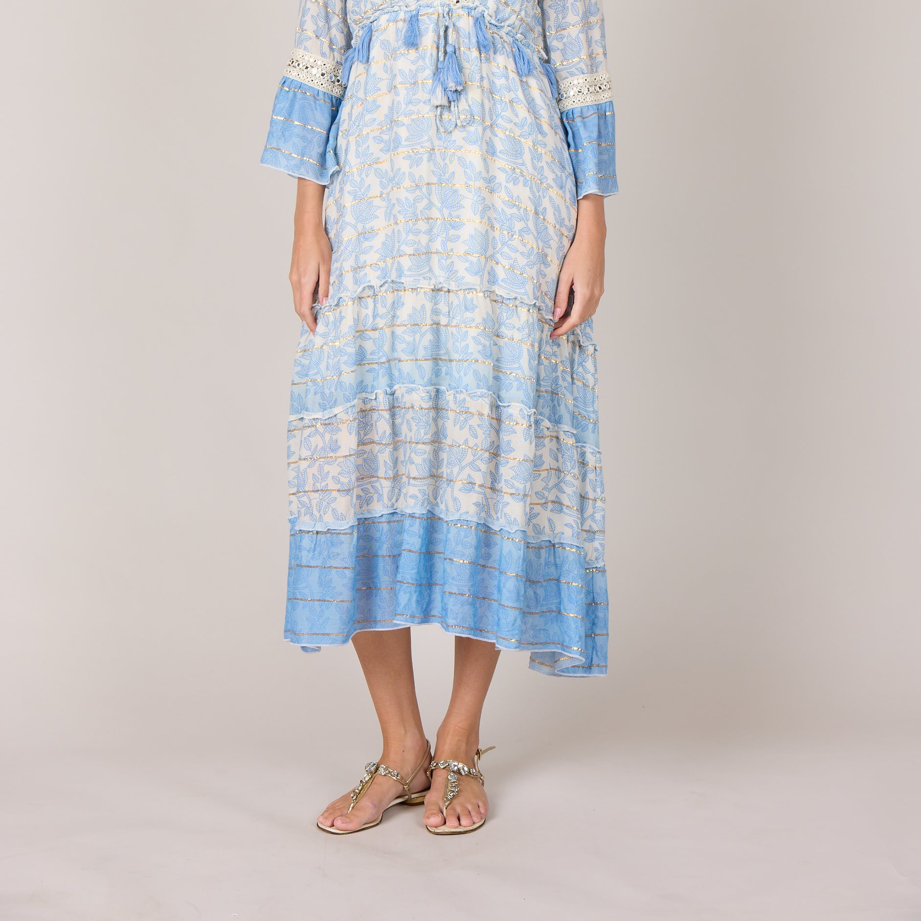 MAPP MILLE LONG DRESS DRESS/JUMPSUIT 107 SOFT BLUE