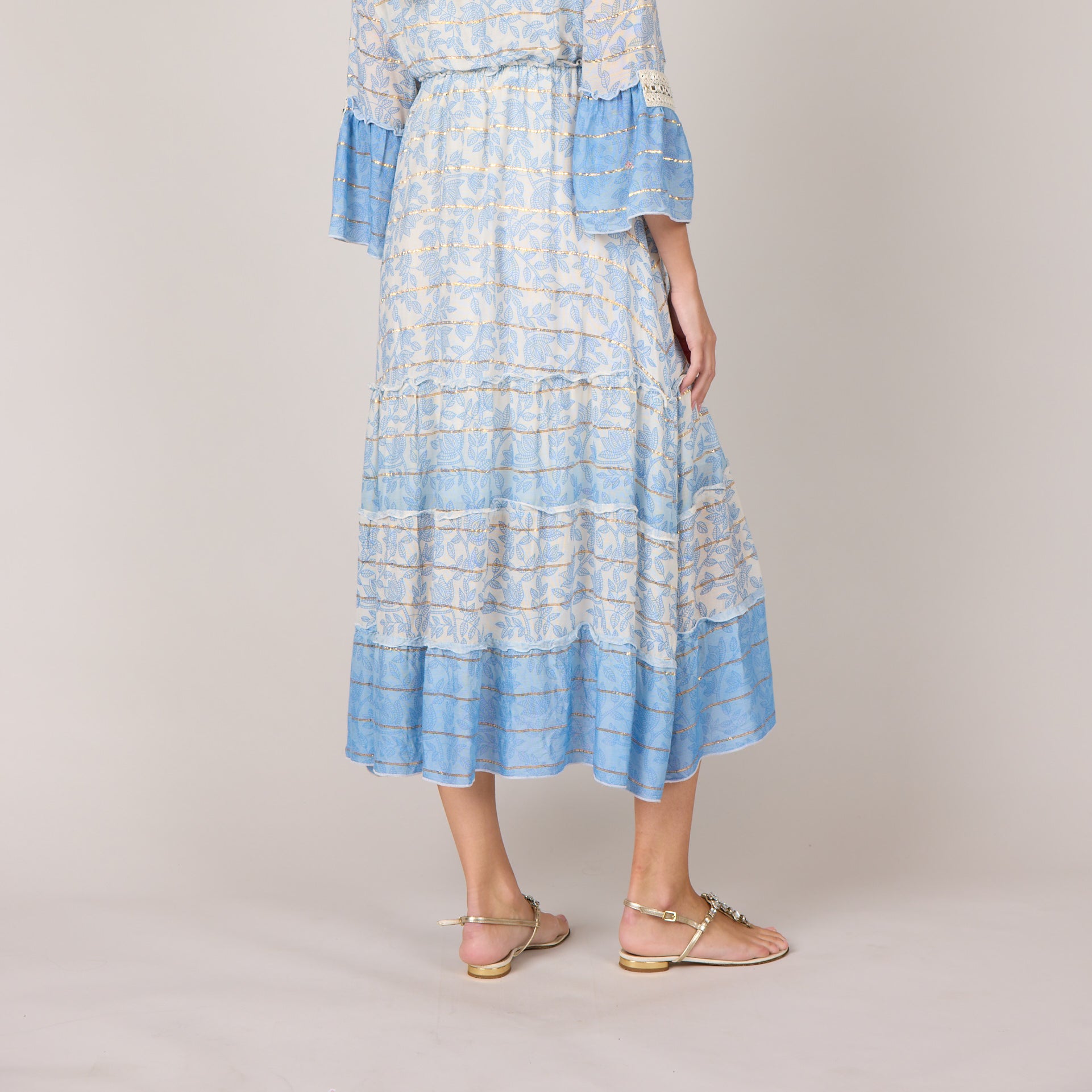 MAPP MILLE LONG DRESS DRESS/JUMPSUIT 107 SOFT BLUE