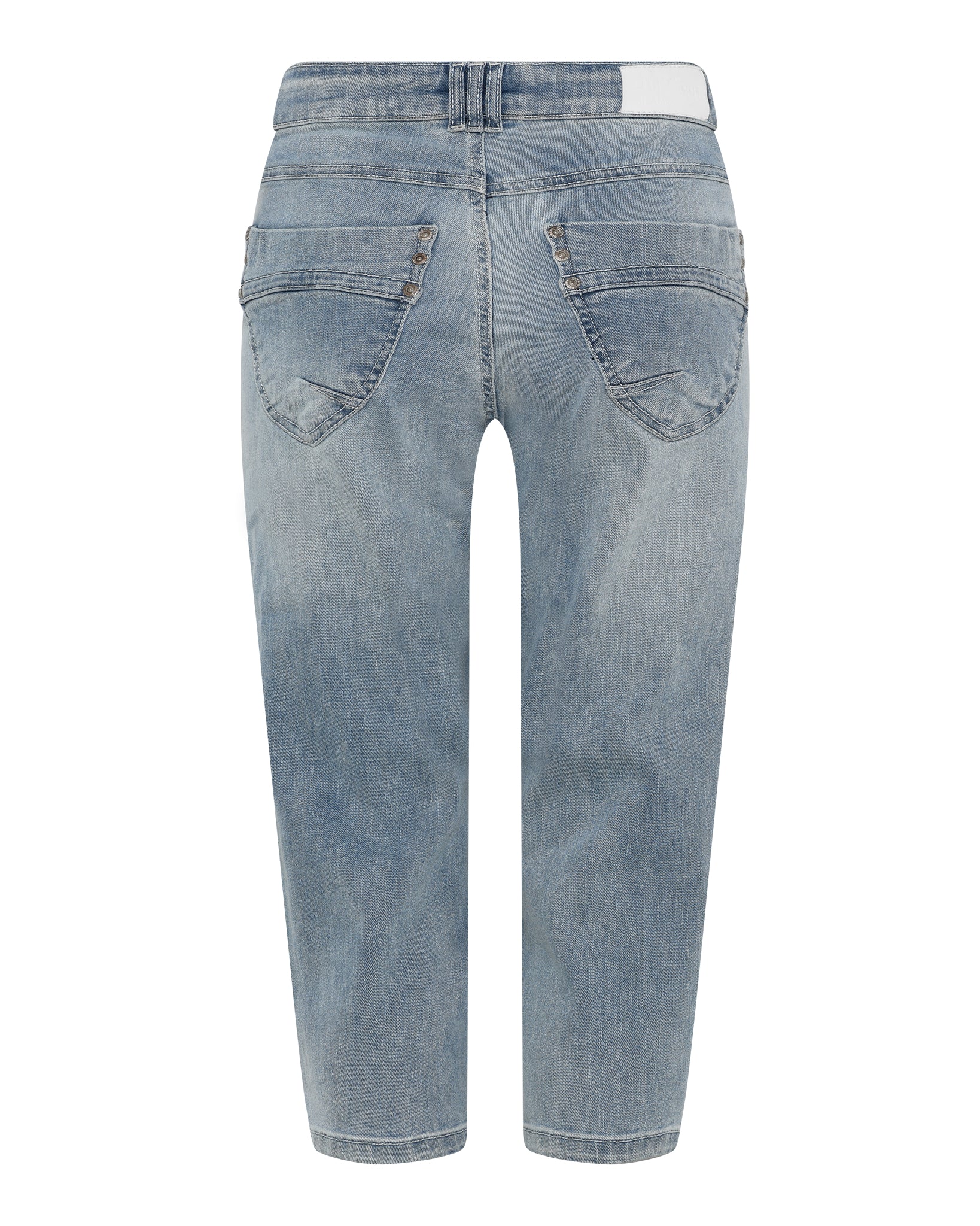 DNYcph Plus Size Fashion Denim Capri PANTS 3/4 9196 LIGHT BLUE USED