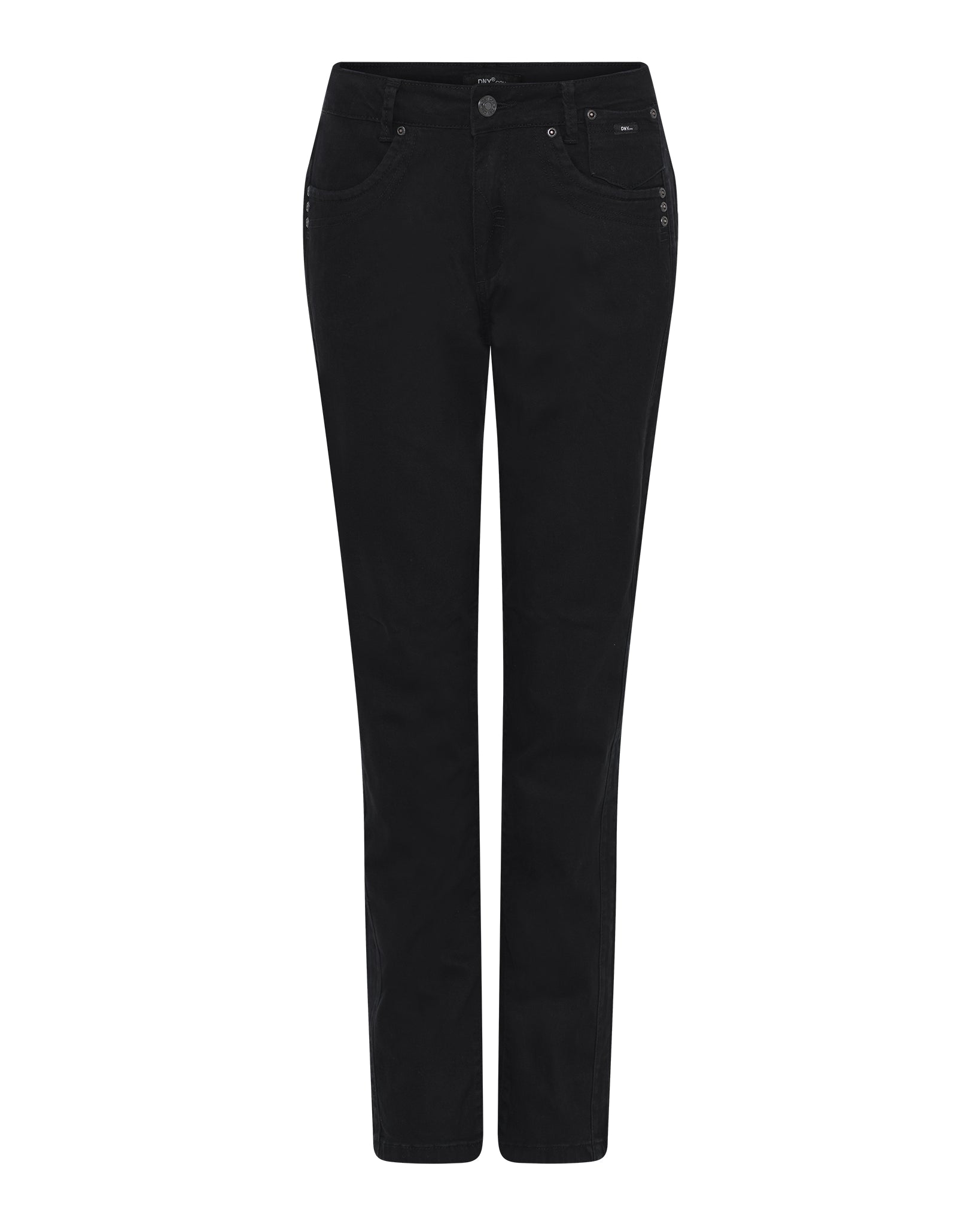 DNYcph Plus Size Mody Twill Jeans DENIM/TWILL 80 BLACK