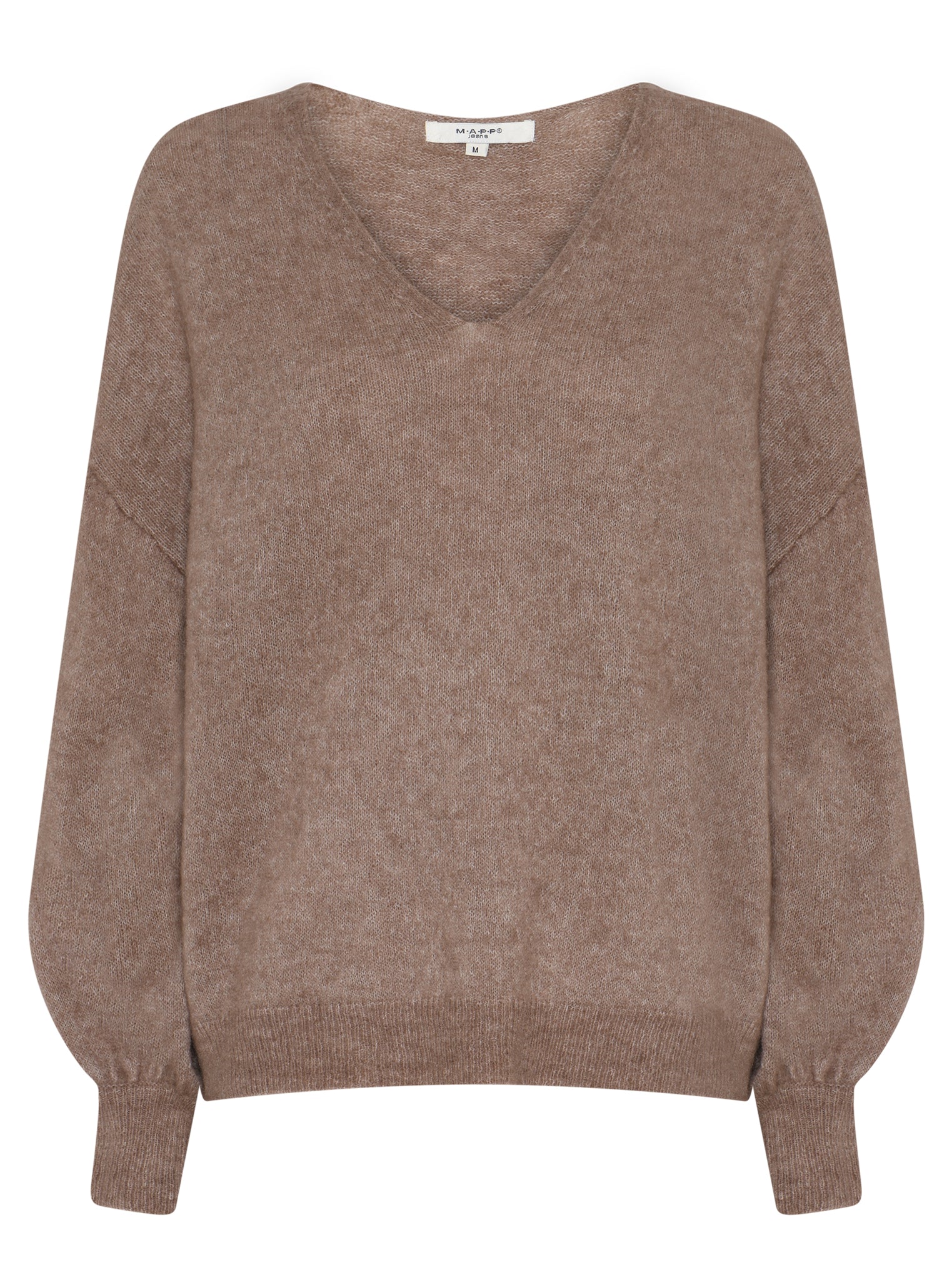 MAPP MOHAIR V-NECK KNITWEAR 135 EARTH