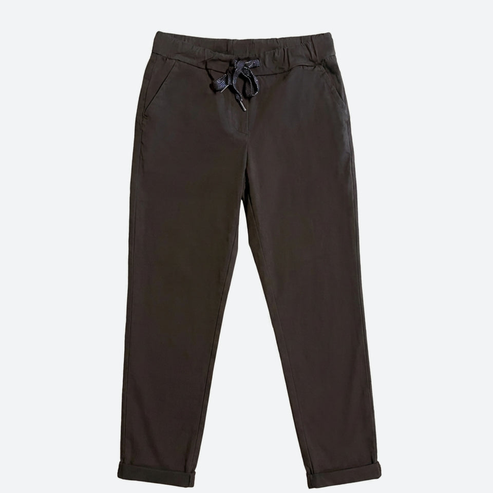 M JEANS Magic Solid Pant PANTS 129 CHOCOLATE