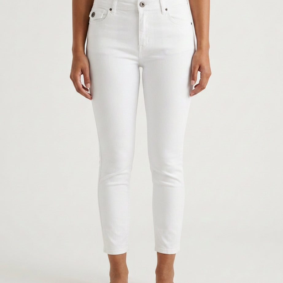 MARC LAUGE Maxon Straight Fit Twill Jeans | Marc Lauge DENIM/TWILL 10 WHITE