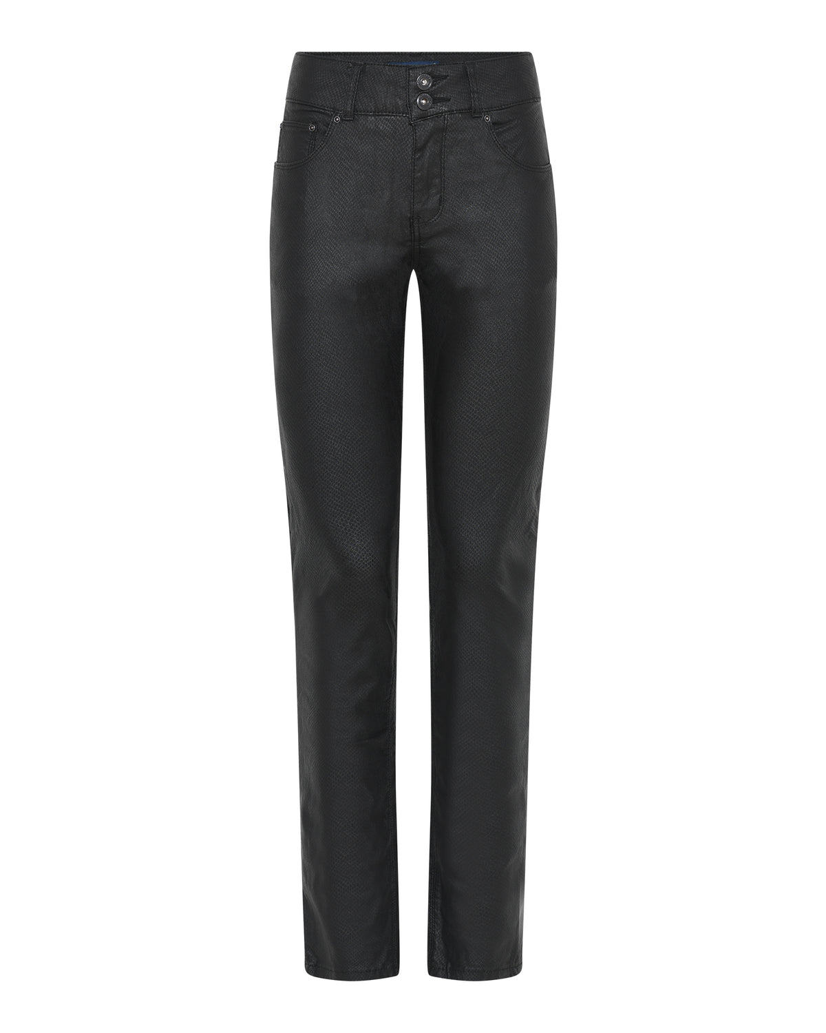 MARC LAUGE Merry Snake Coated Jeans COATED 8099 BLACK COATED