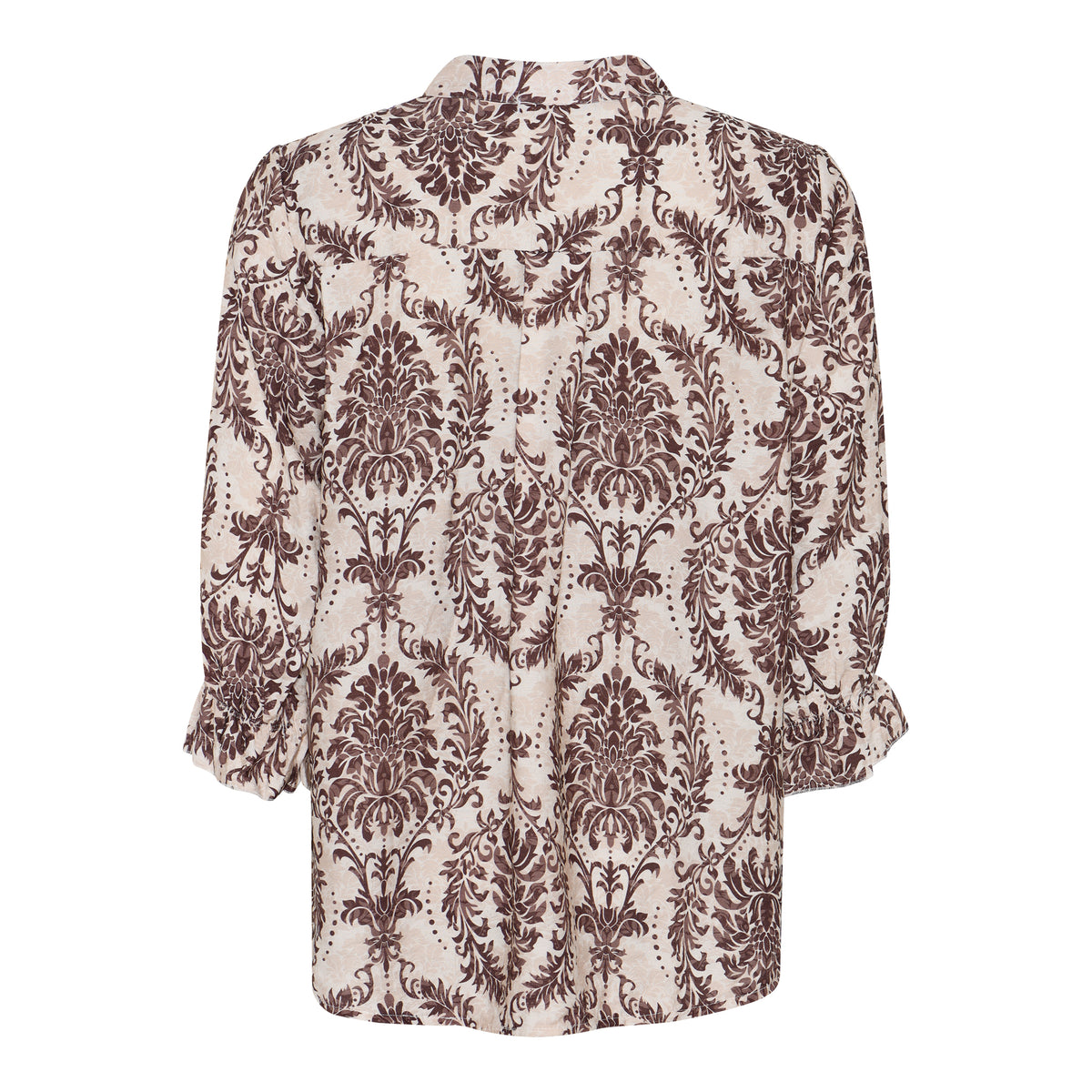M JEANS Moondust Bella Frill Blouse | Printed Blouse BLOUSE/SHIRT 136 FANGO