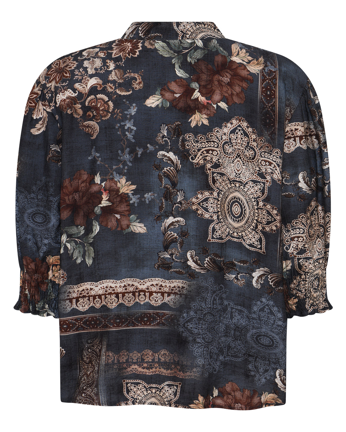 MOONDUST Moondust Bella Garden Blouse | Printed Blouse BLOUSE/SHIRT 108 JEANS BLUE