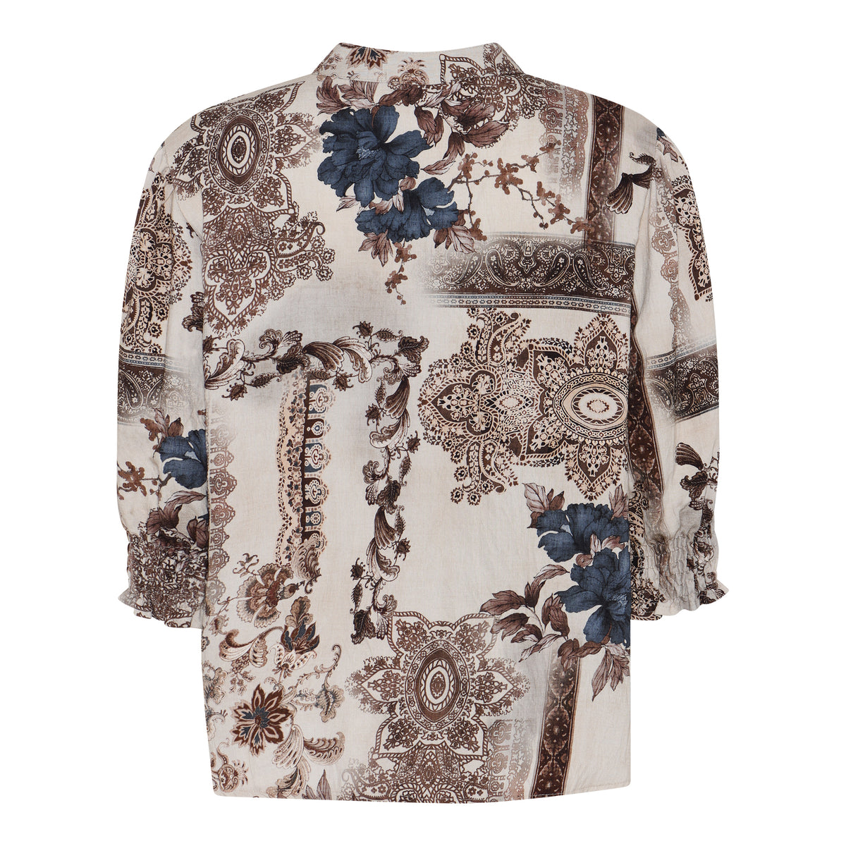 MOONDUST Moondust Bella Garden Blouse | Printed Blouse BLOUSE/SHIRT 20 OFF WHITE
