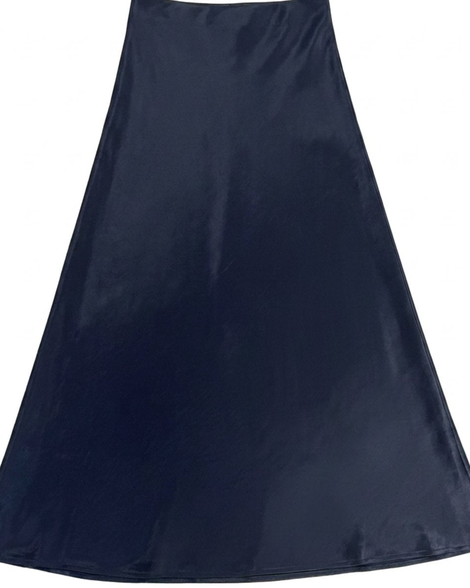 MOONDUST Moondust Bye Skirt | Satin Skirt SHORTS/SKIRT 104 NAVY