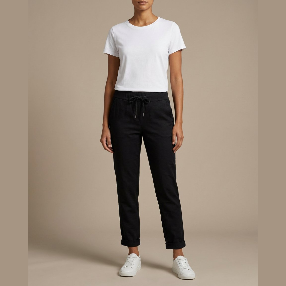 MOONDUST Moondust Magic Solid Pant | Stretch Pants PANTS 80 BLACK