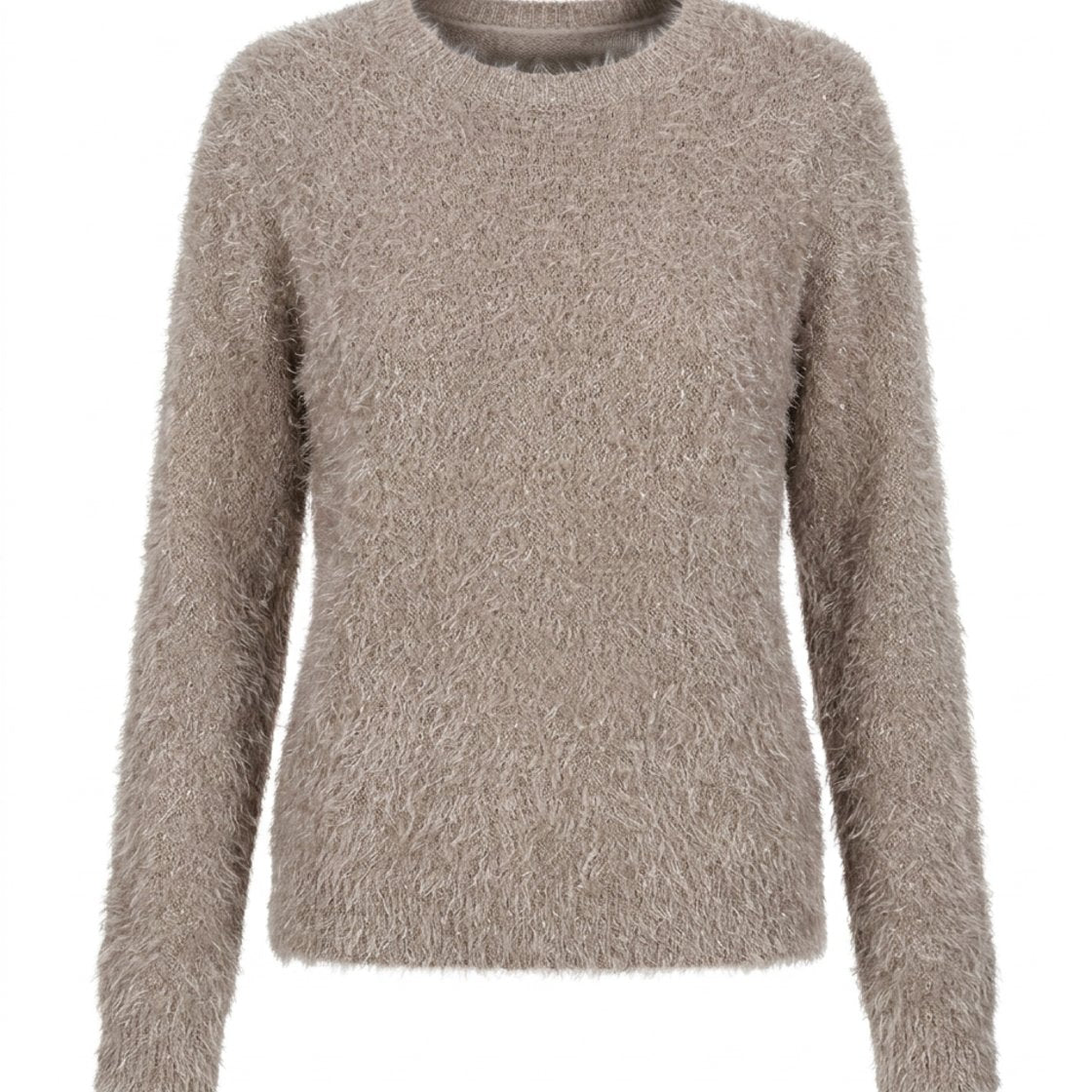 MOONDUST Moondust Plys Pailet Blouse | Soft Knit with Subtle Sequin Detail BLOUSE/SHIRT 136 FANGO